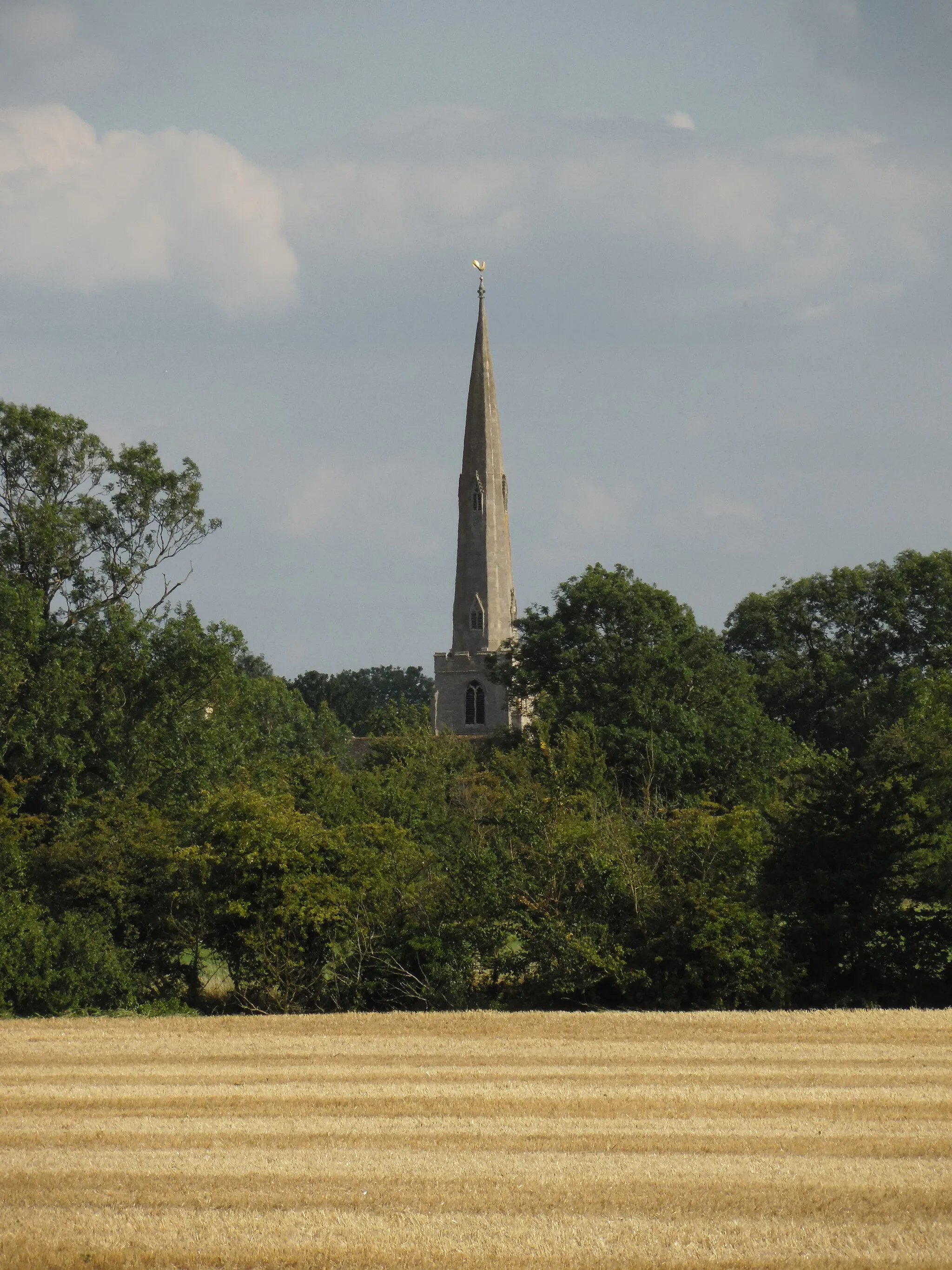 Photo showing: Spire of St.Benedict's Church, Glinton