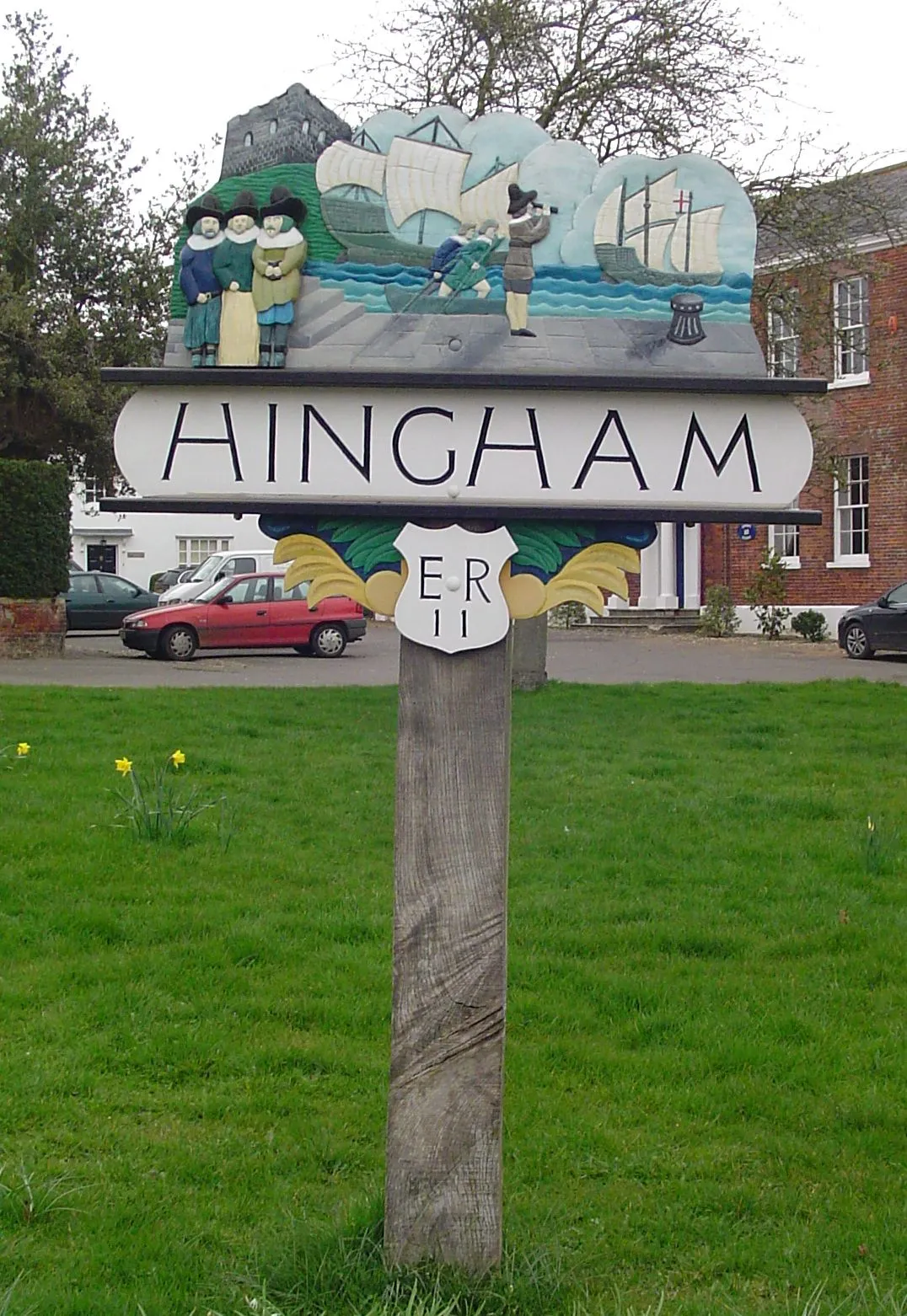 Photo showing: Signpost in Hingham