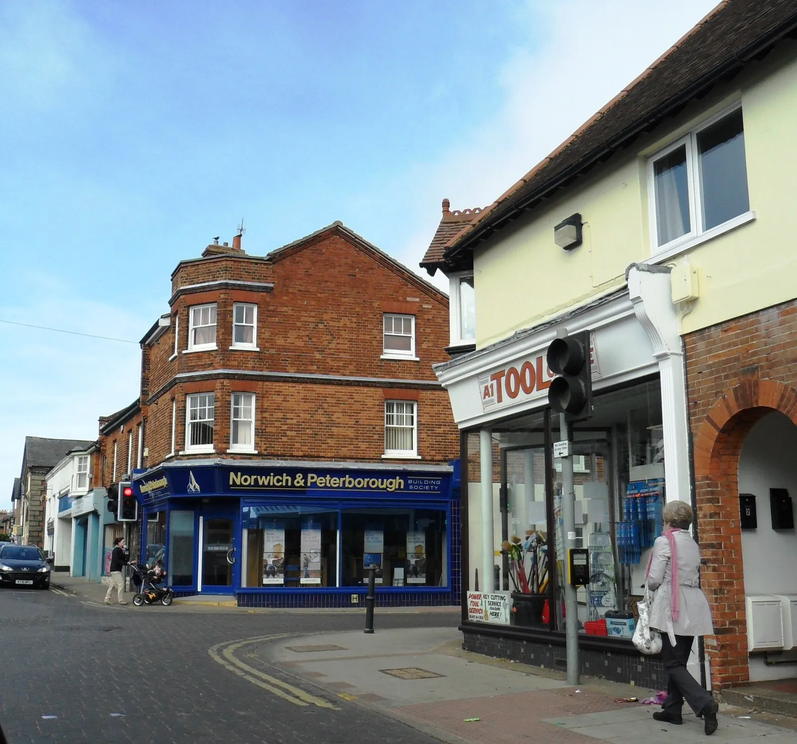 Photo showing: Norwich and Peterborough Building Society, Leiston