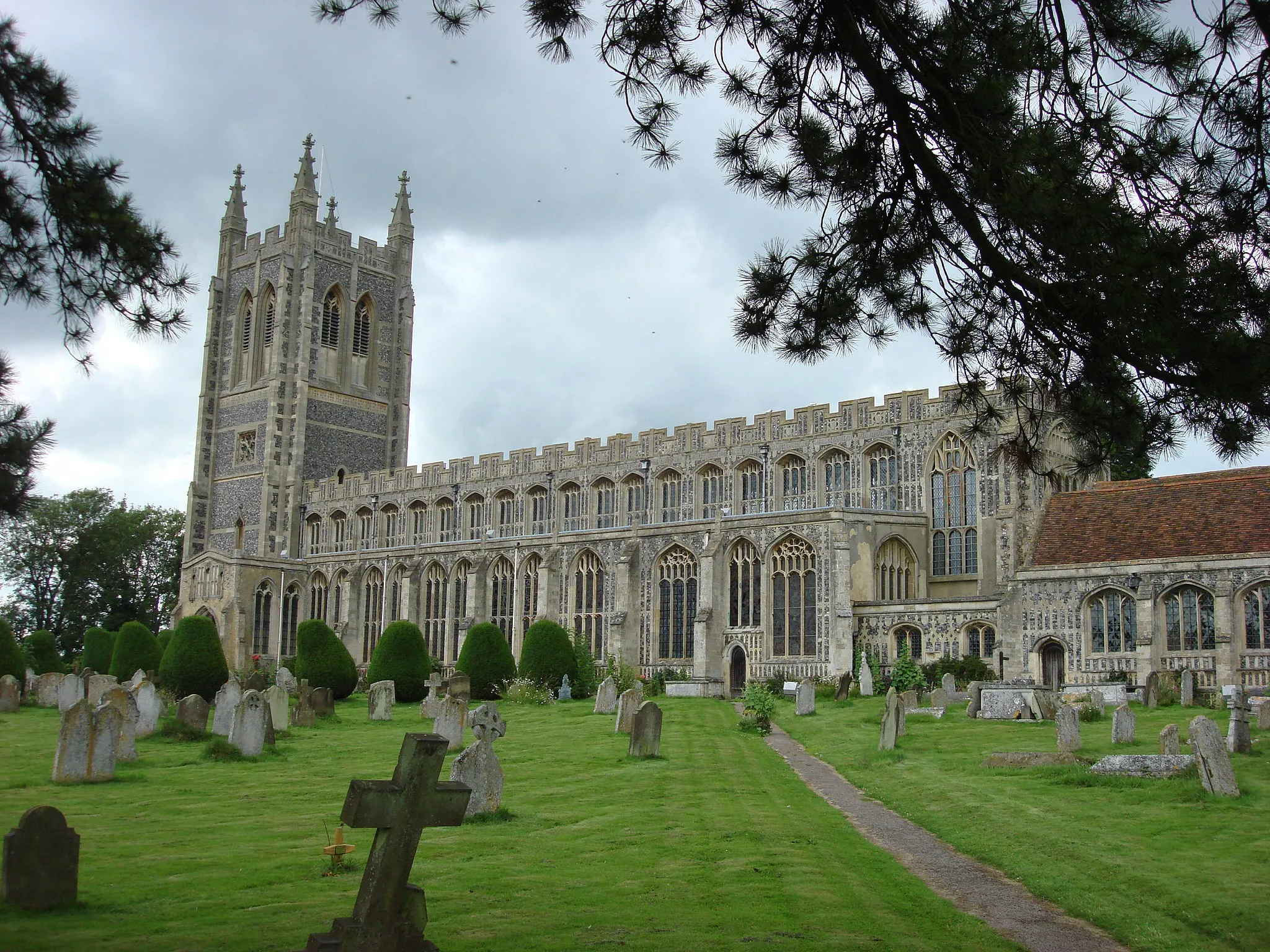 Photo showing: Holy Trinity Church, Long Melford, Suffolk