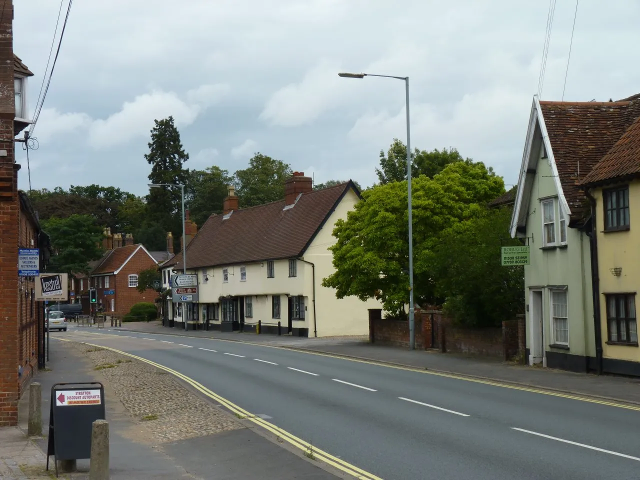 Photo showing: A140 in Long Stratton