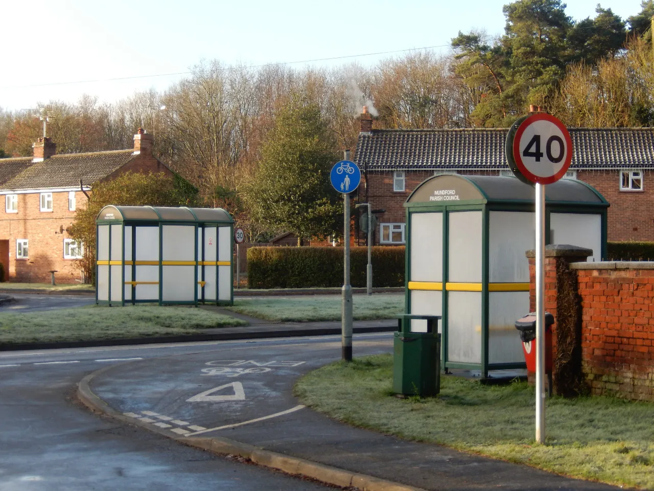 Photo showing: Cranwich Road, Mundford