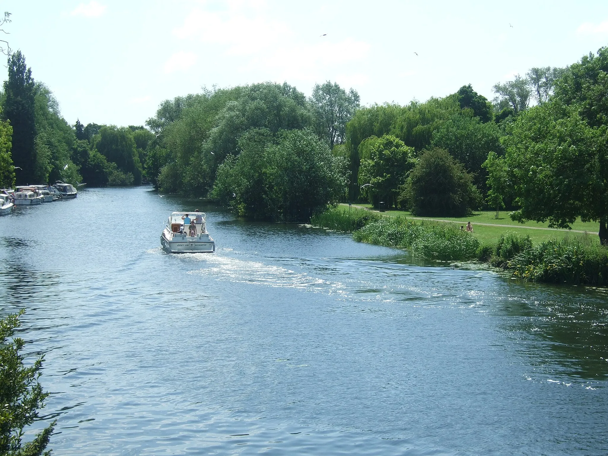 Photo showing: The River Ouse, St Neots