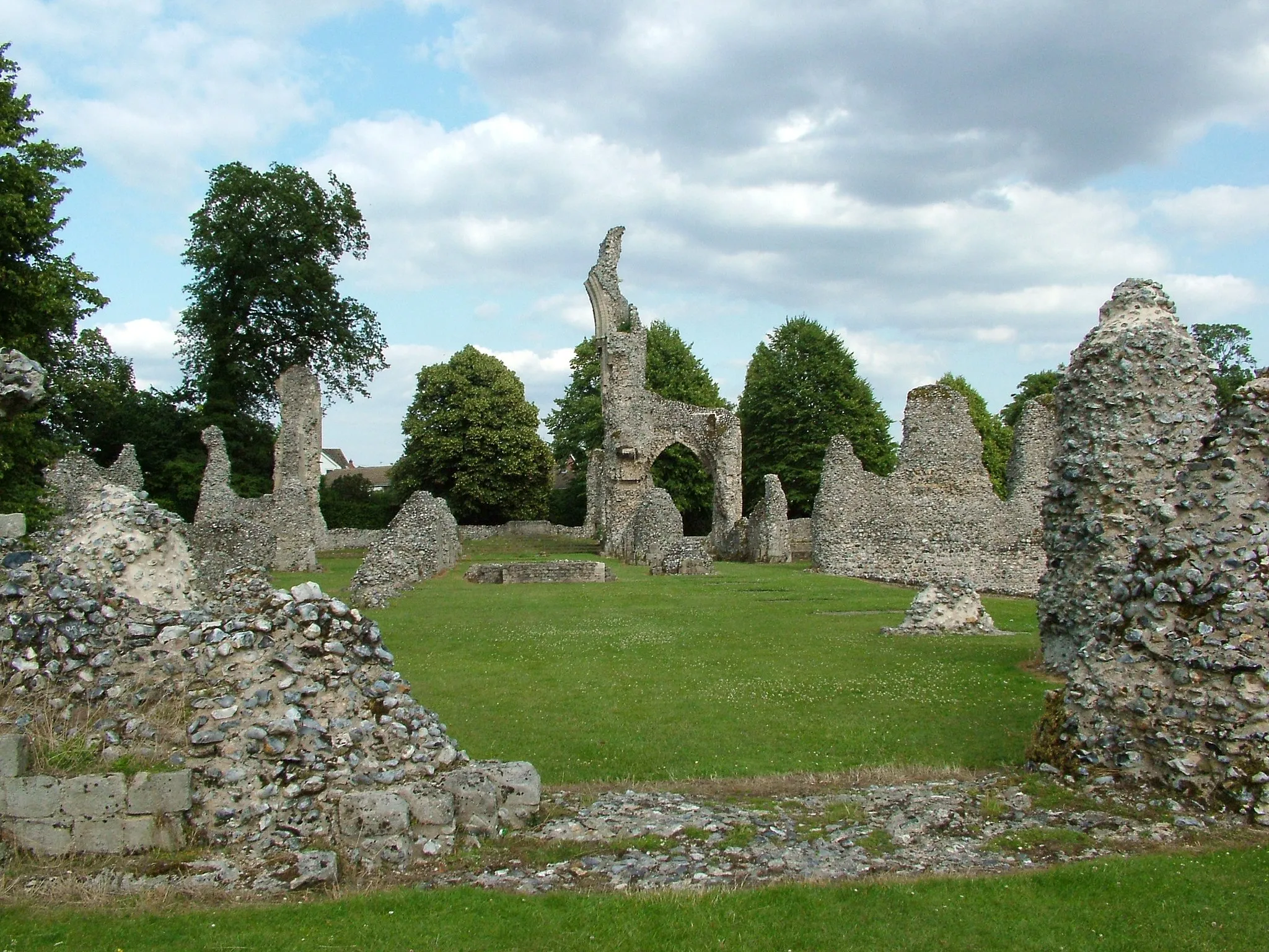 Photo showing: Thetford (Norfolk), Thetford Priory ruins