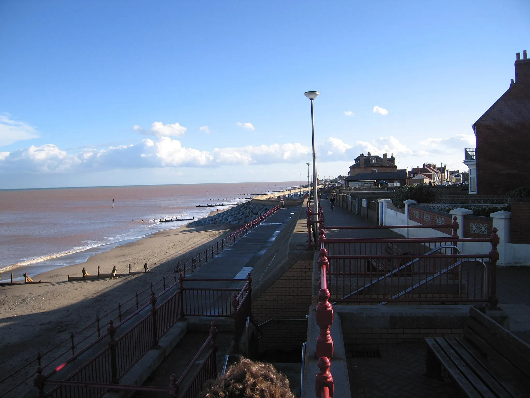 Photo showing: Sea front at Withernsea, East Riding of Yorkshire, England.