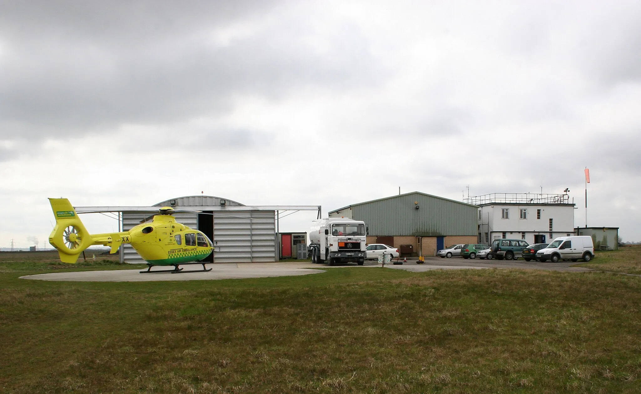 Photo showing: essex air ambulance at boreham airfield