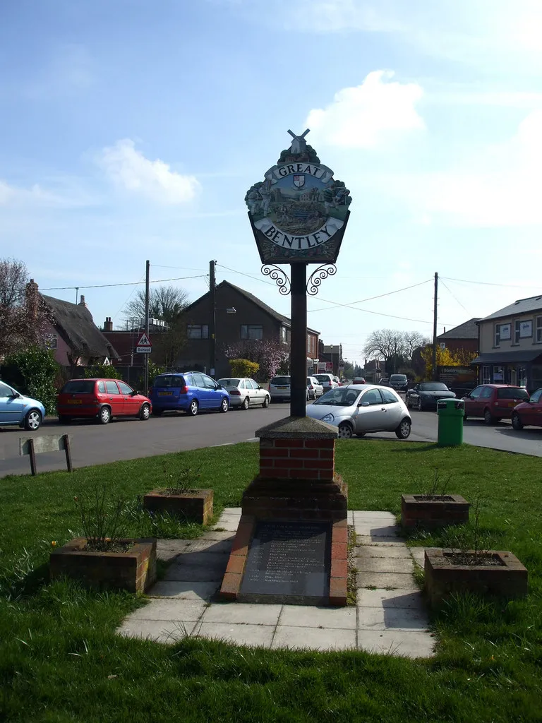 Photo showing: Great Bentley Village Sign