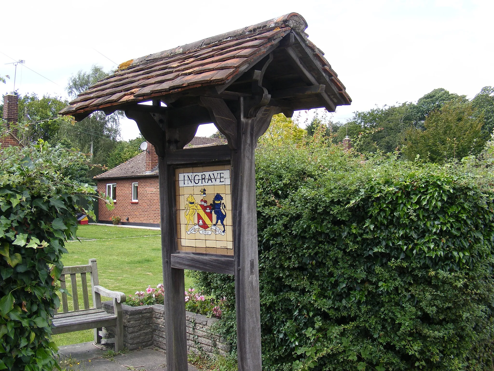 Photo showing: Ingrave Village Sign