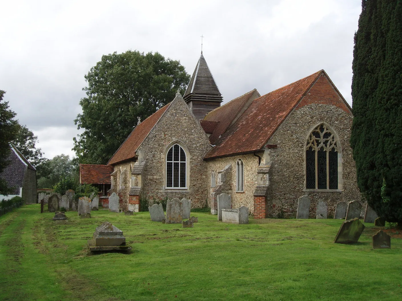 Photo showing: St. Mary's ("Old Church") in West Bergholt, Colchester, essex, UK