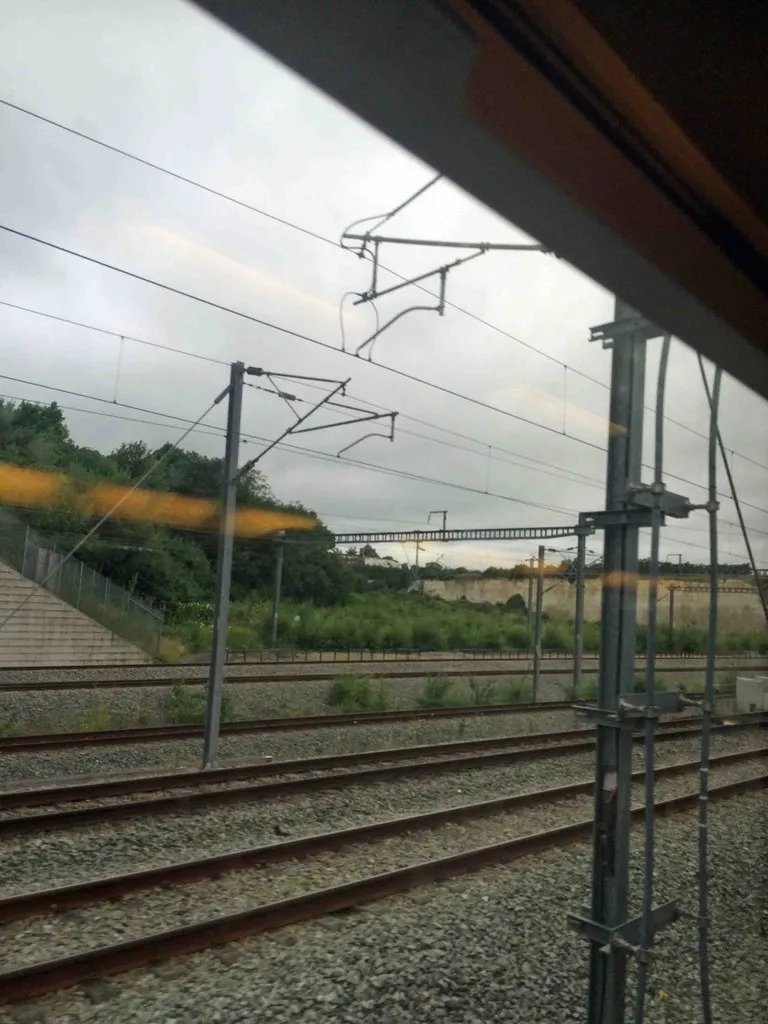 Photo showing: A view from Eurostar train