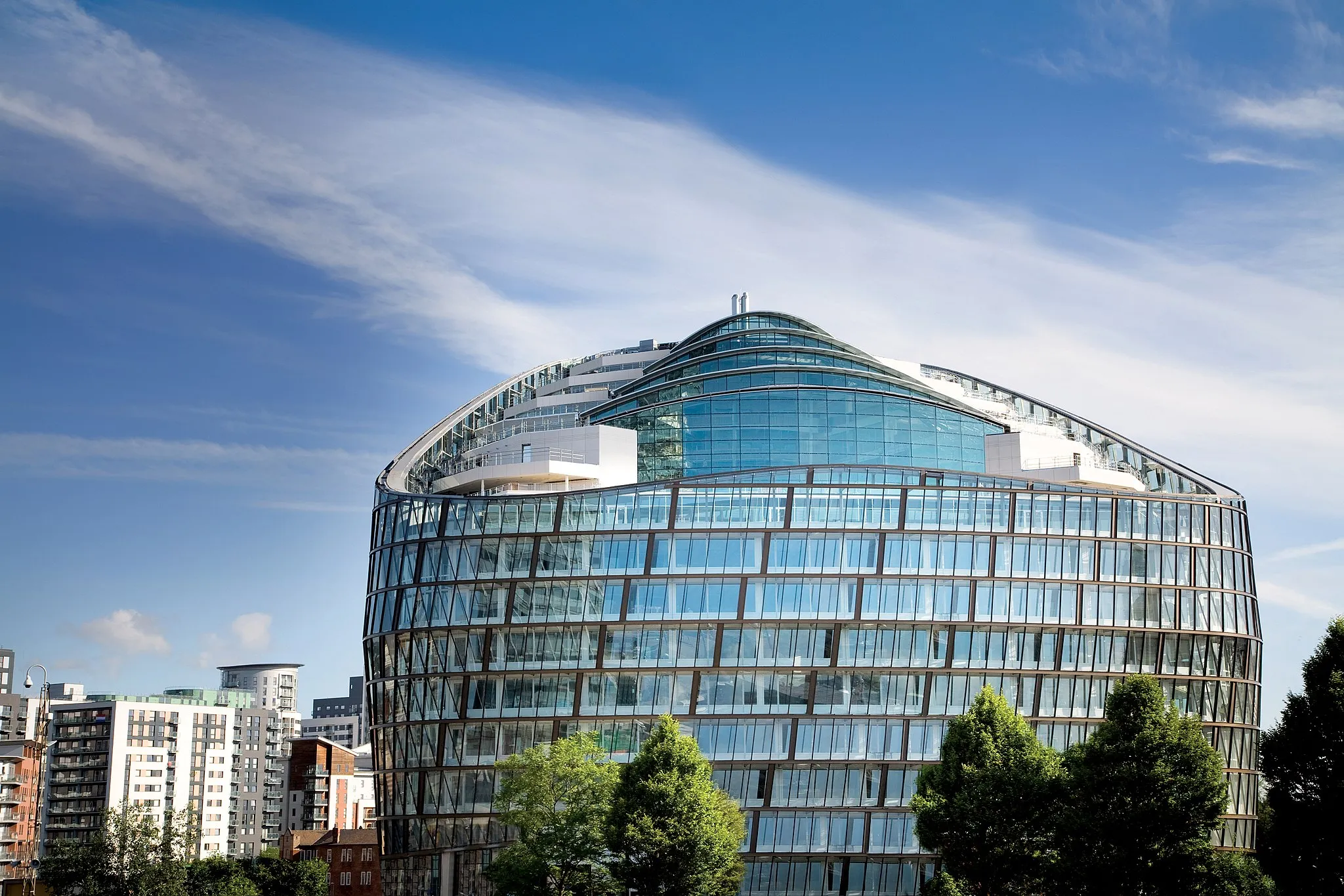 Photo showing: Angel Square, Manchester south façade