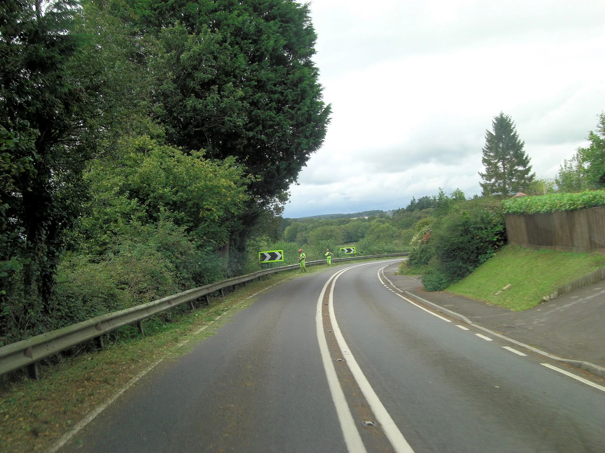 Photo showing: A27 north of Little Shootash Farm