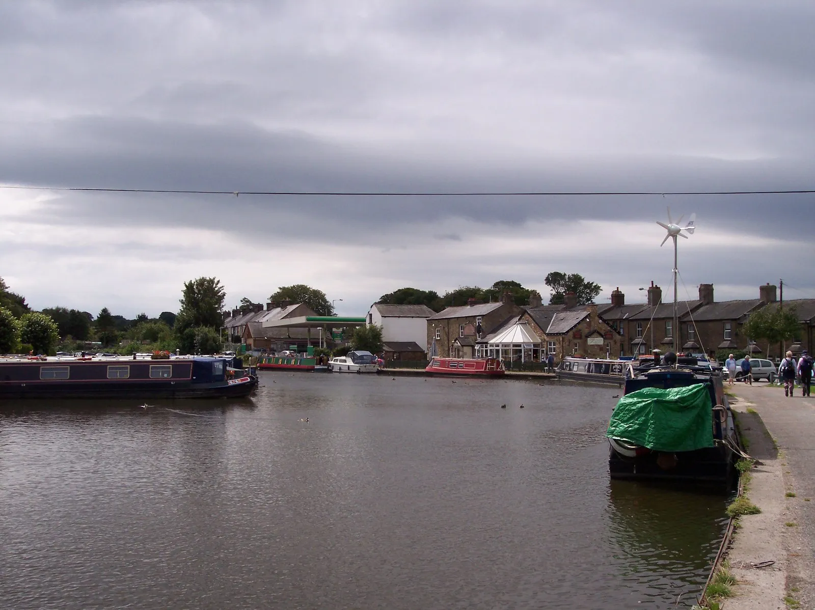 Photo showing: The marina on the Lancaster Canal Carnforth