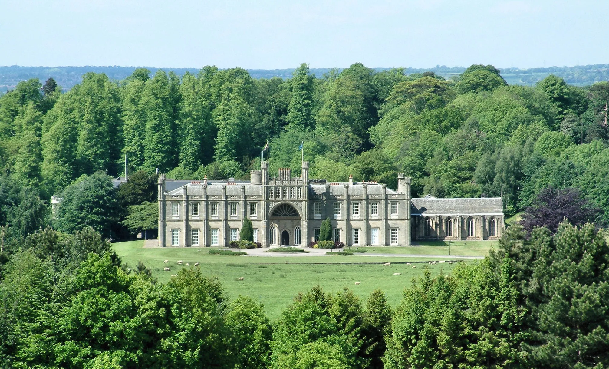 Photo showing: Donington Hall, the headquarters of BMI