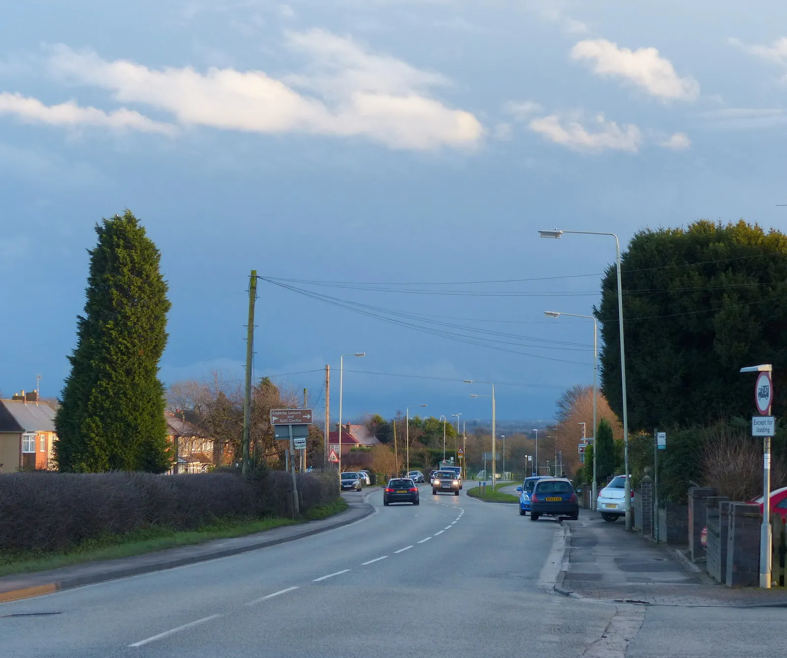Photo showing: Blaby Road in Enderby