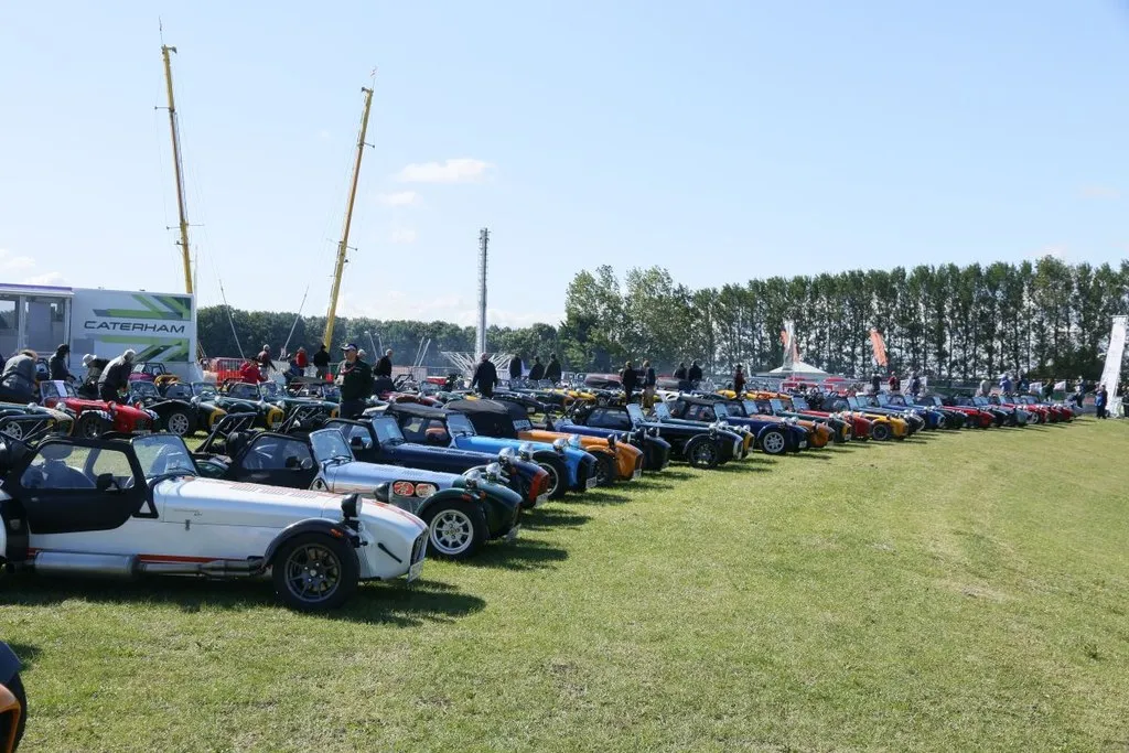 Photo showing: A row of Caterhams