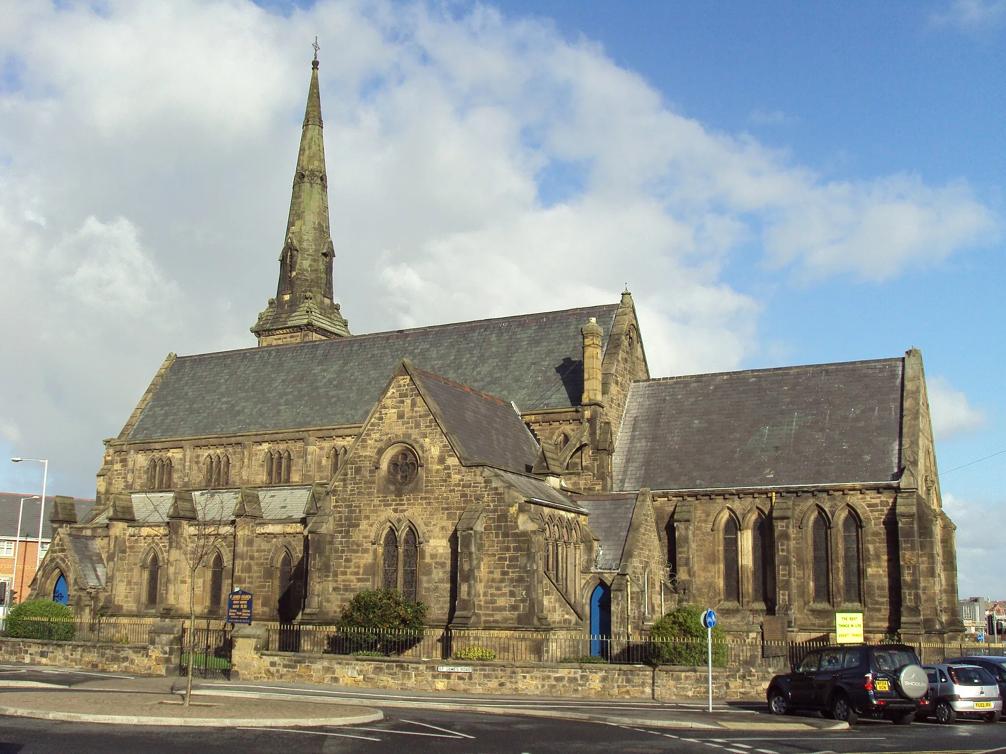 Photo showing: St James' Church, Birkenhead, Merseyside, England.