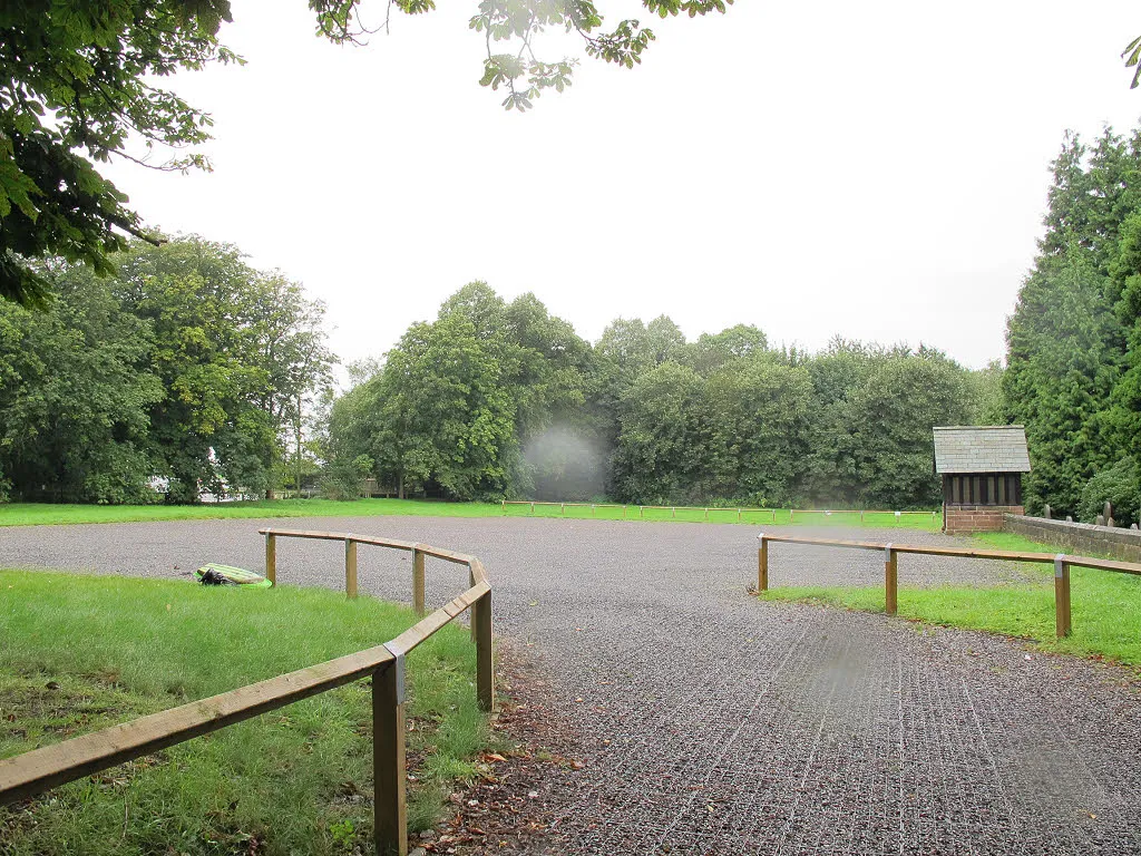 Photo showing: All Saints church car park