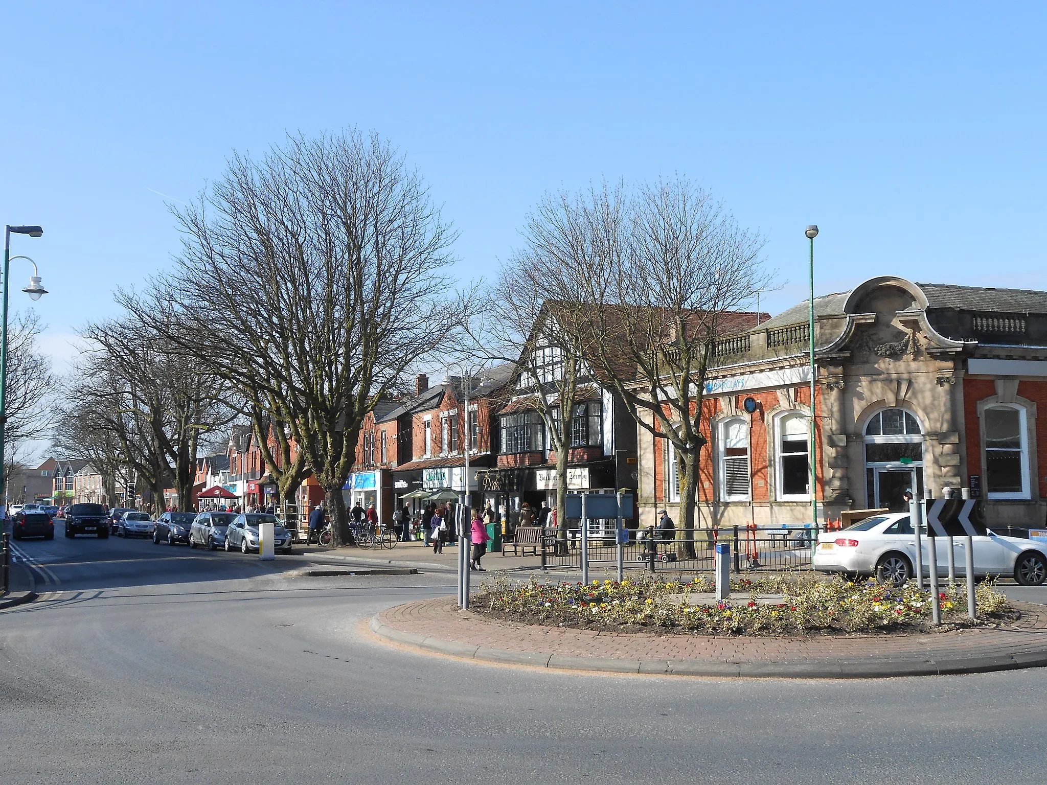 Photo showing: Formby town centre, Merseyside, England.