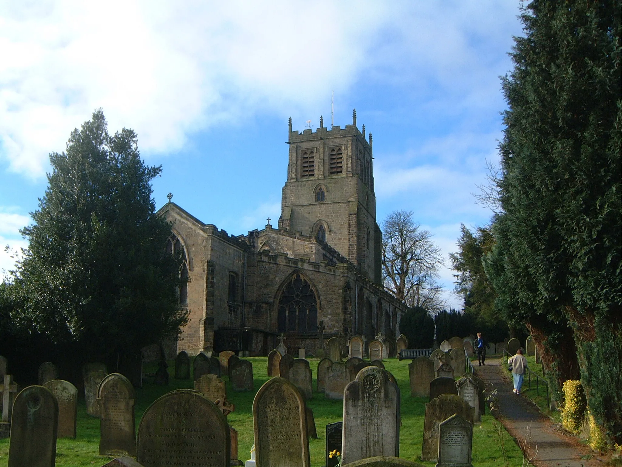 Photo showing: St Gregory's parish church, Bedale, North Yorkshire, seen from the east