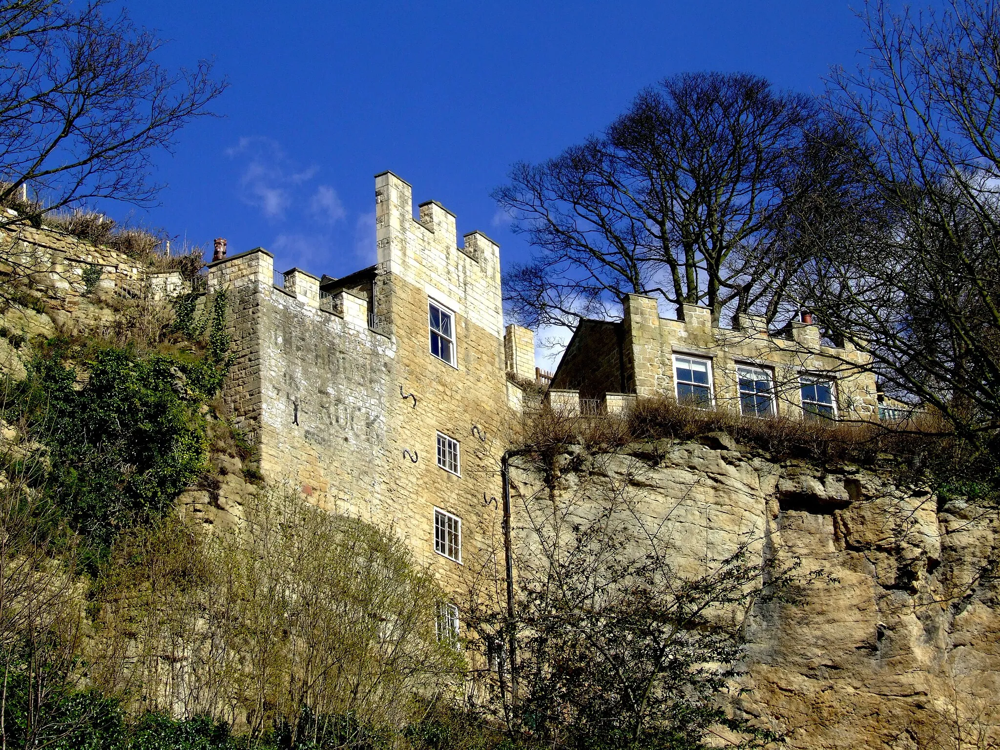 Photo showing: House in the Rock, Knaresborough.