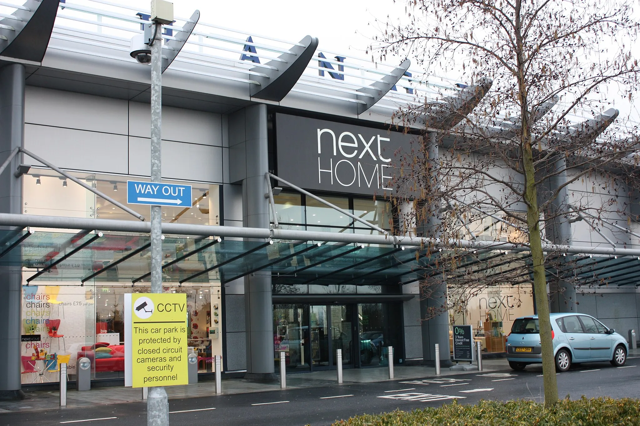 Photo showing: Next Home, Holywood Exchange, Airport Road West, Belfast, Northern Ireland, February 2010