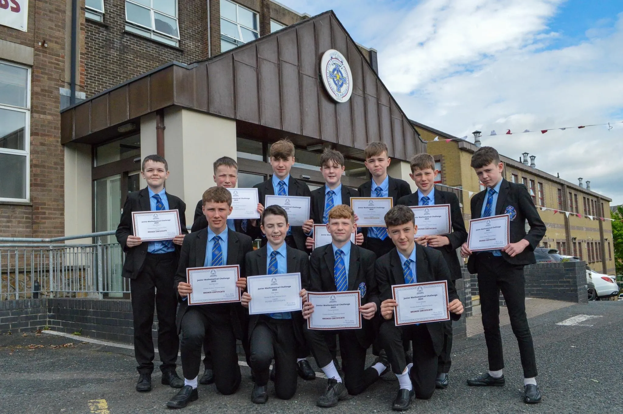 Photo showing: Boys from CBS Omagh