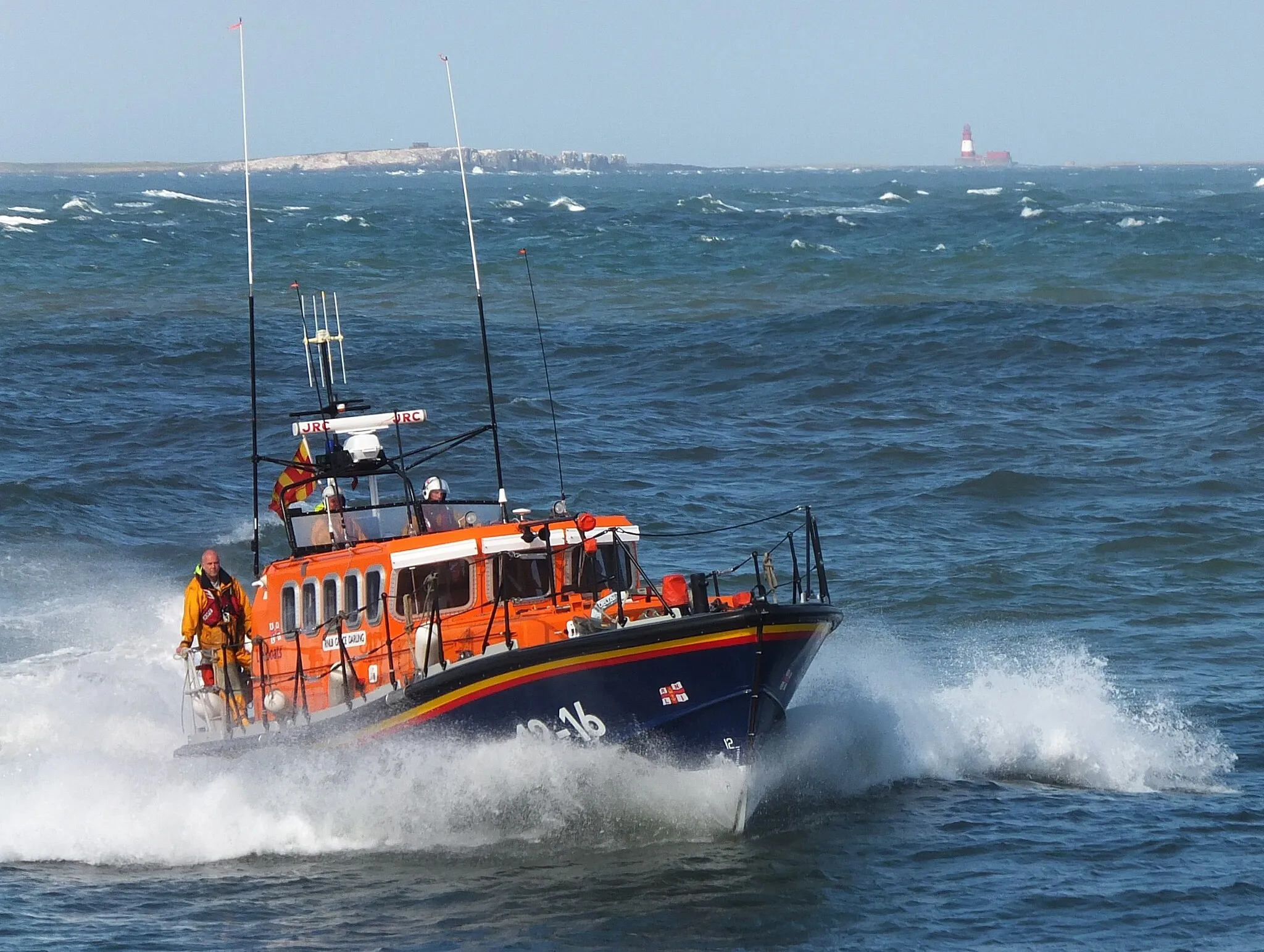 Photo showing: 175th Anniversary of the Forfarshire rescue