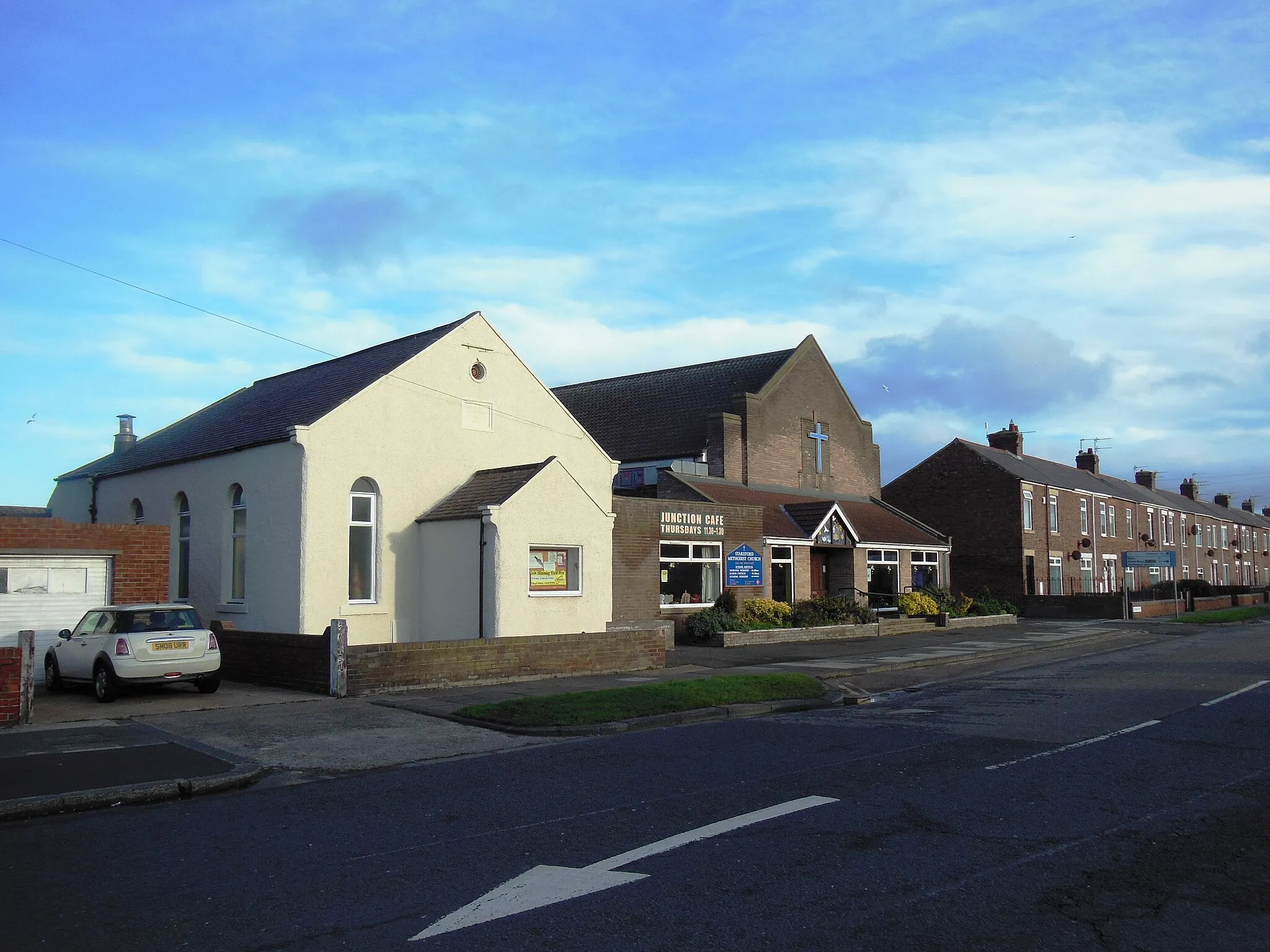 Photo showing: Stakeford Methodist Church