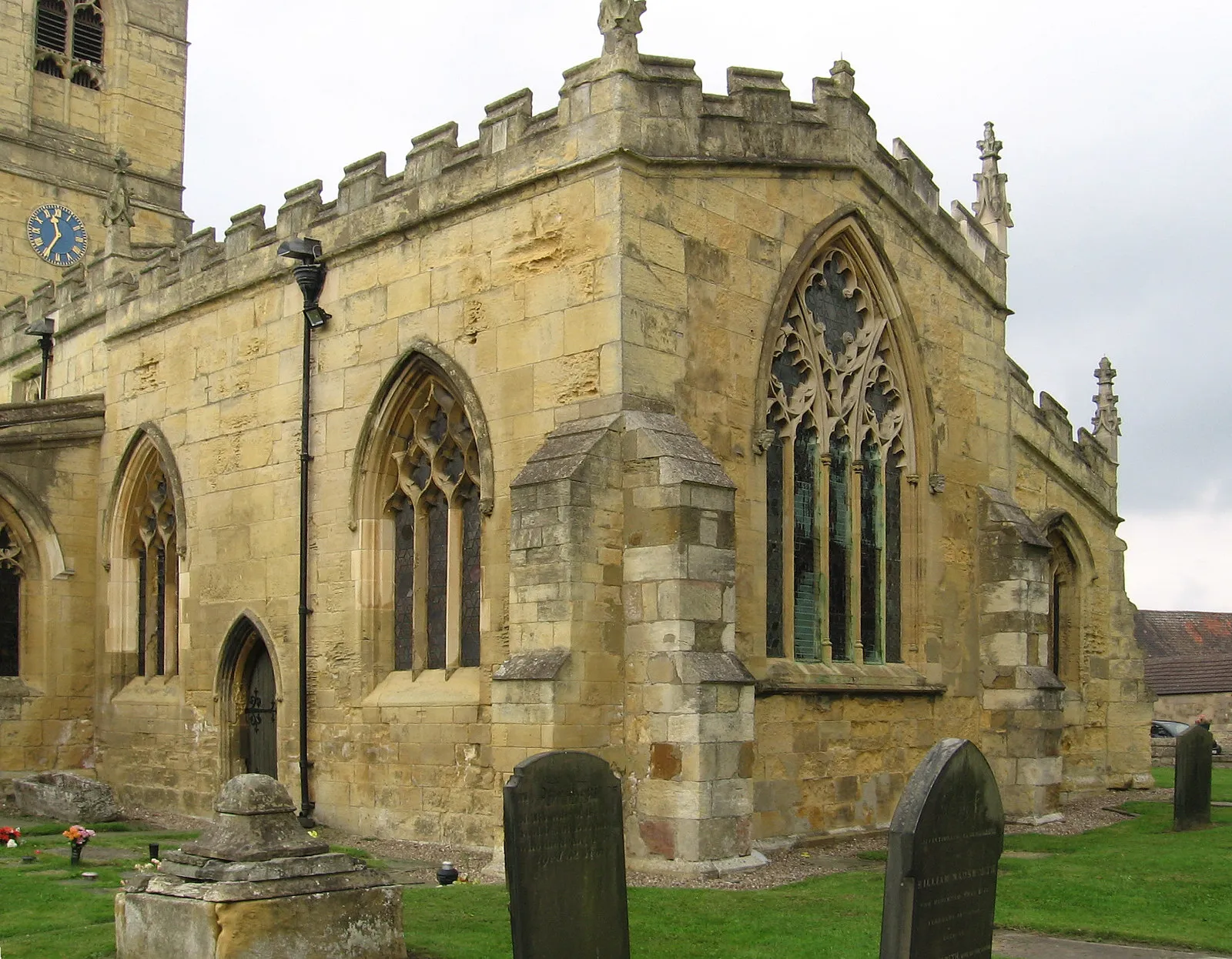 Photo showing: Barnburgh - St Peter's Church - chancel windows