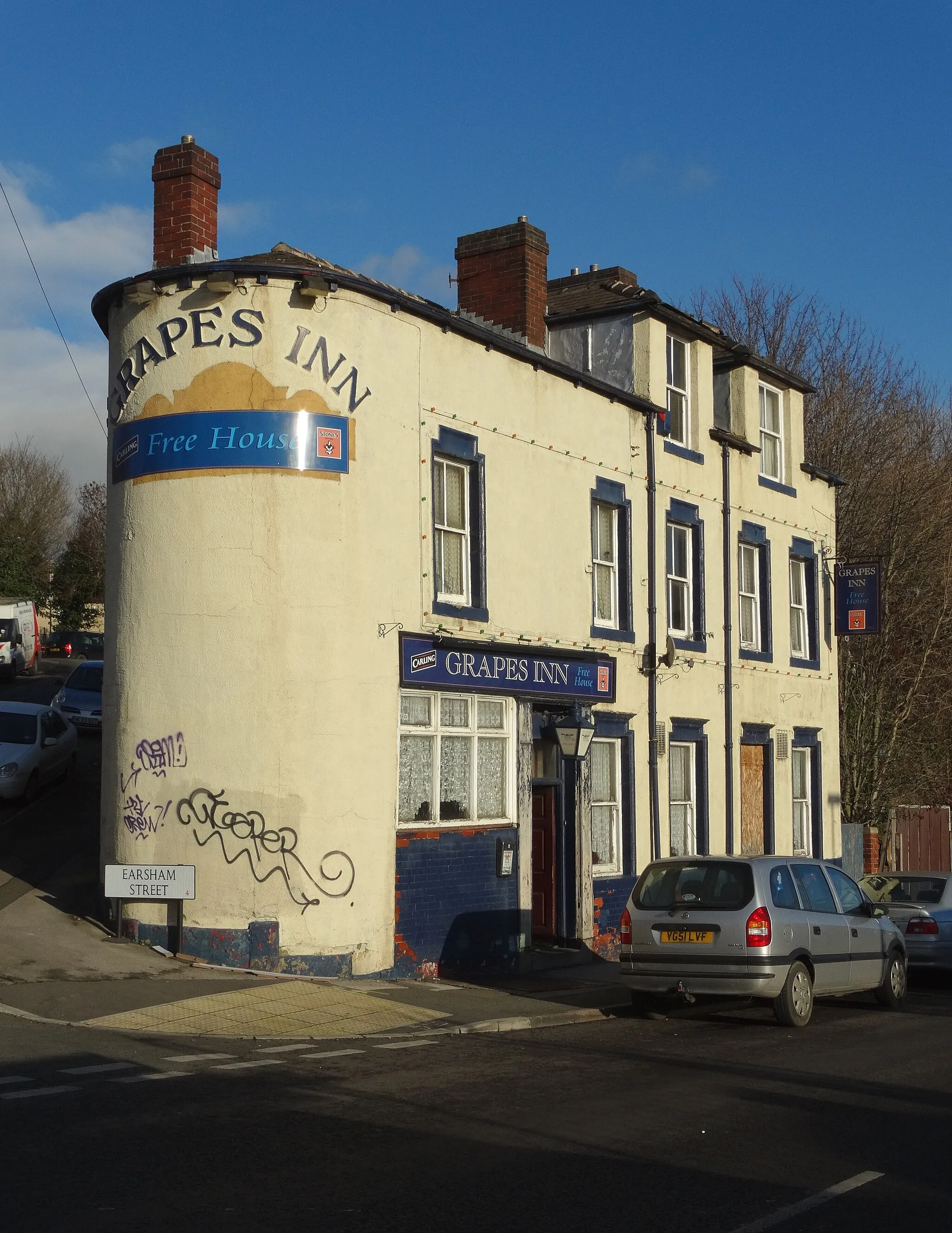 Photo showing: "The Grapes Inn" at Burngreave, Sheffield