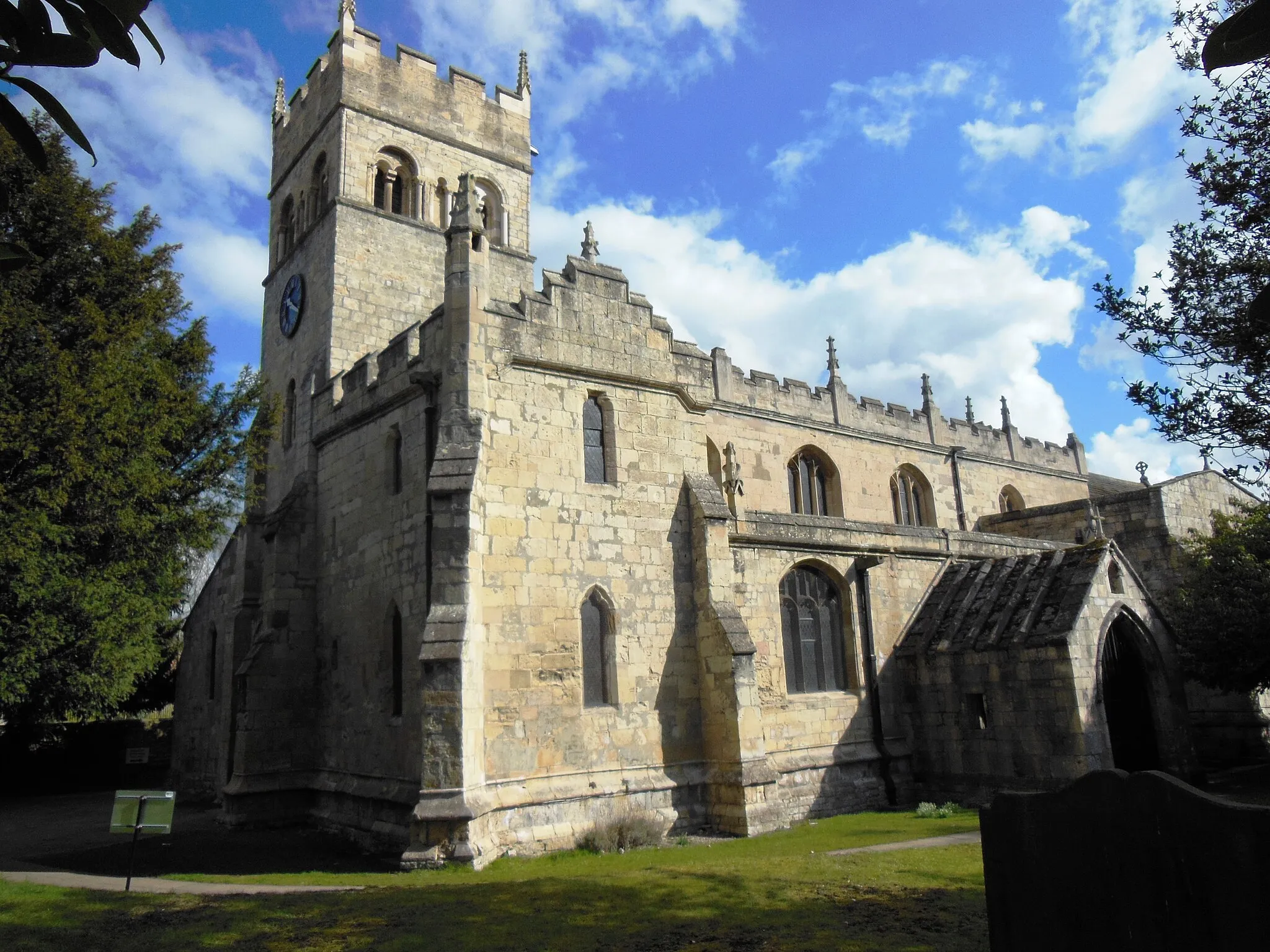 Photo showing: Photograph of St Mary Magdalene's Church, Campsall, South Yorkshire, England