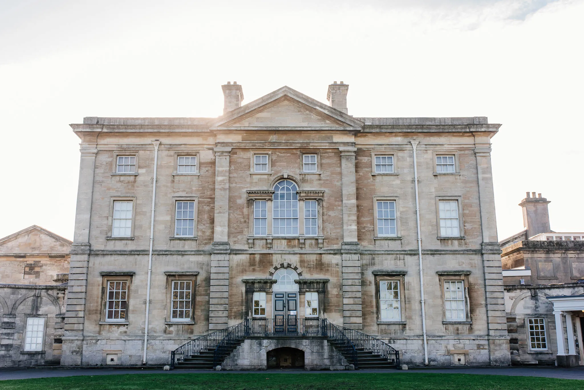 Photo showing: Cusworth Hall in Doncaster. A view from the front.