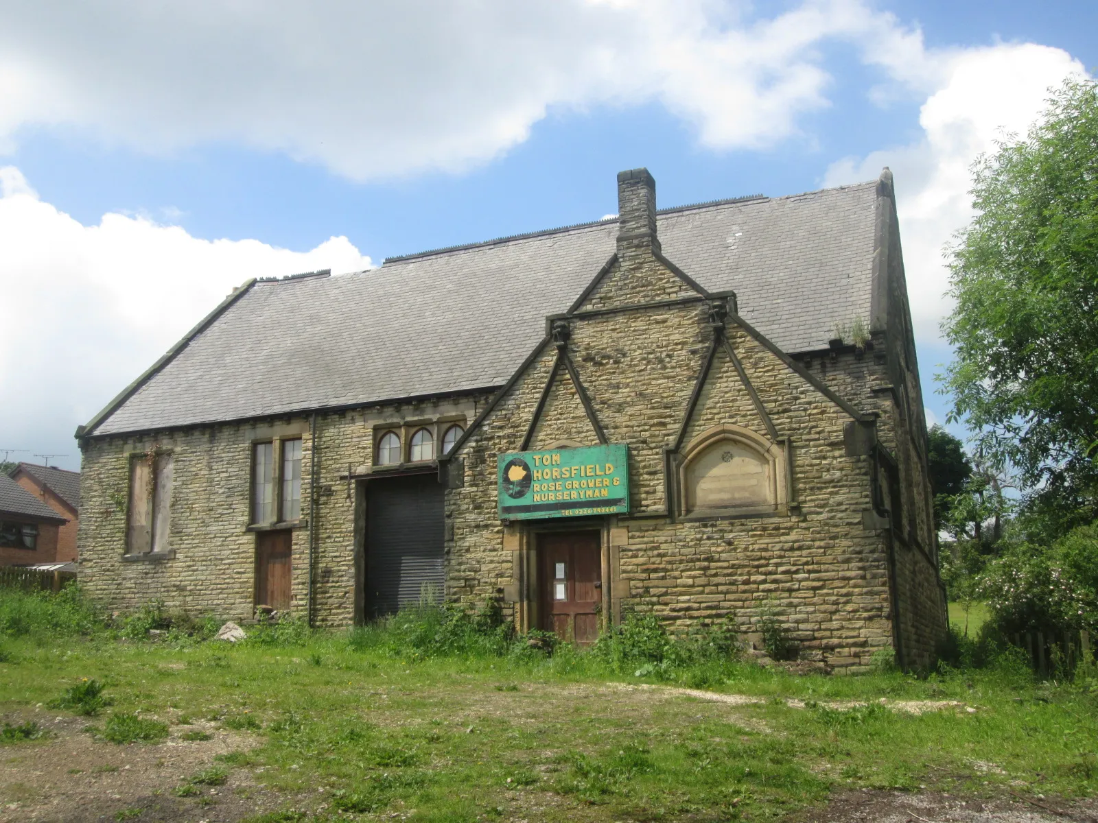 Photo showing: Premises of Tom Horsfield, Rosegrower and Nurseryman