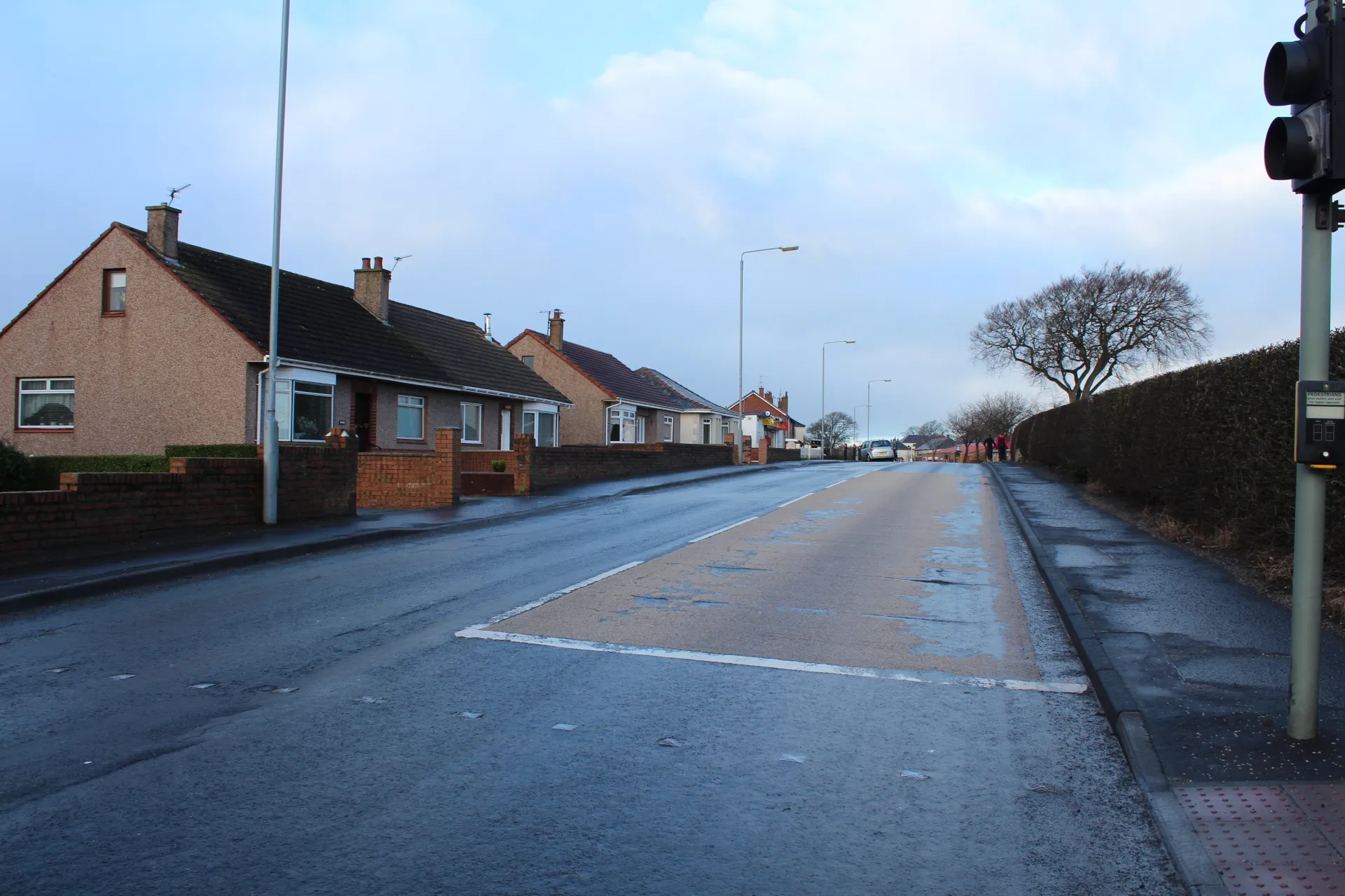 Photo showing: A70 Ayr Road at Joppa