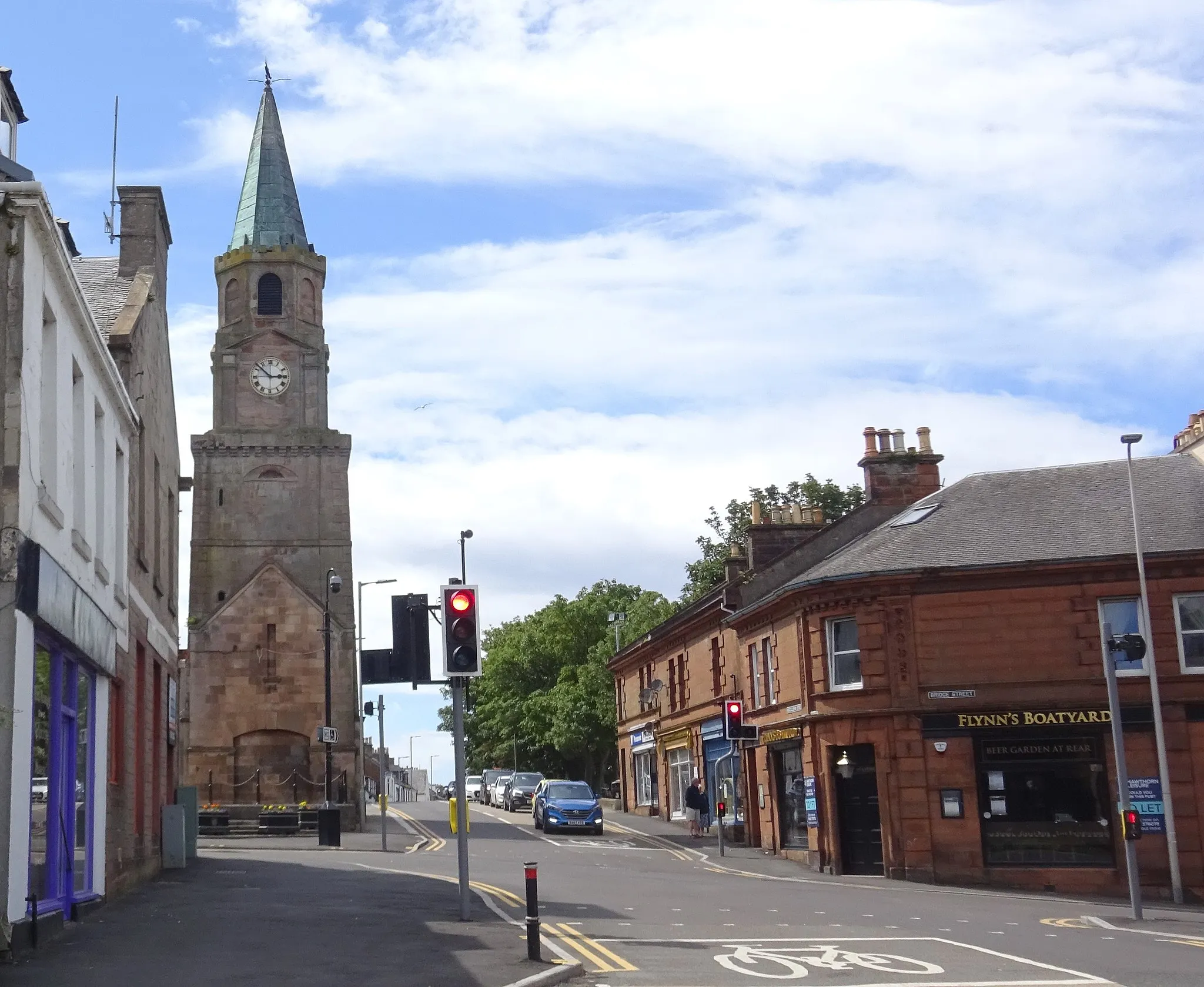 Photo showing: The Stumpy Tower, Girvan, South Ayrshire. The old gaol.