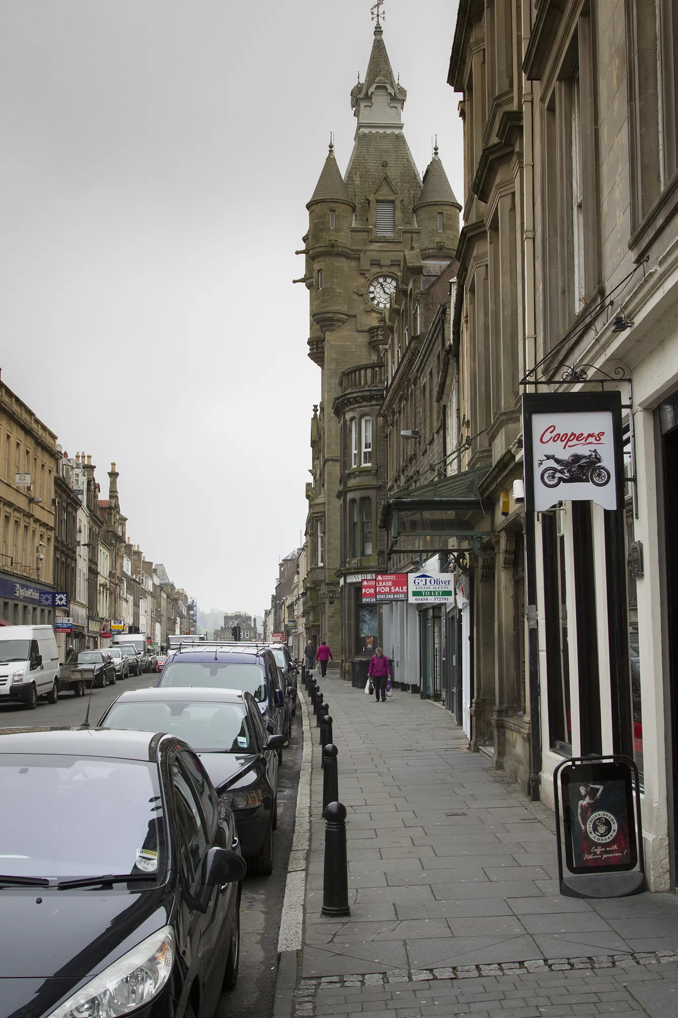 Photo showing: Hawick High Street