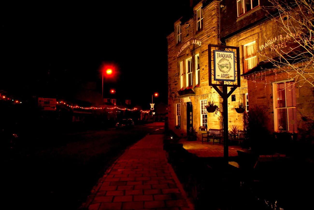 Photo showing: Traquair Arms Hotel, Innerleithen taken in 2008