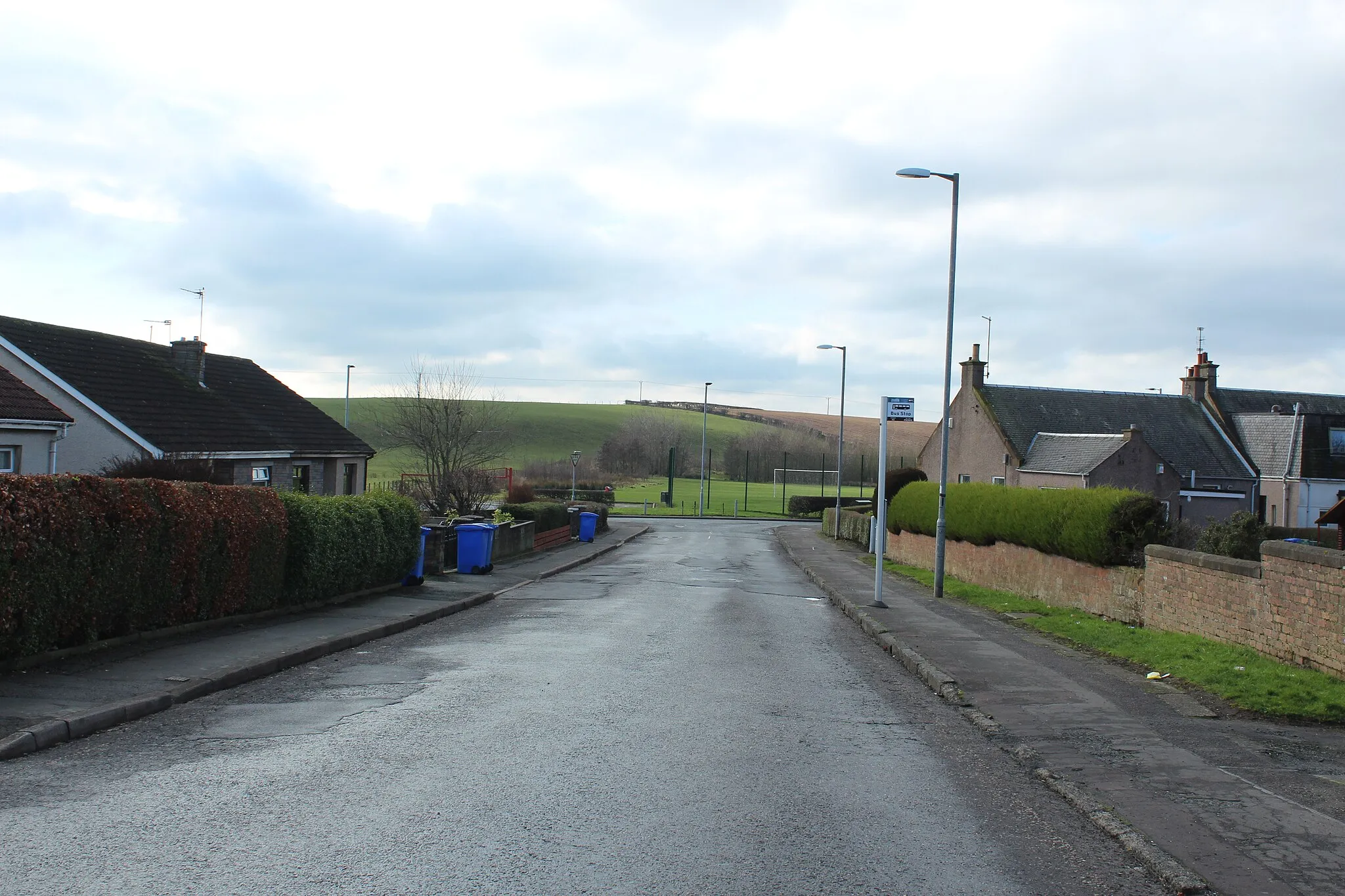 Photo showing: Station Road, Mossblown