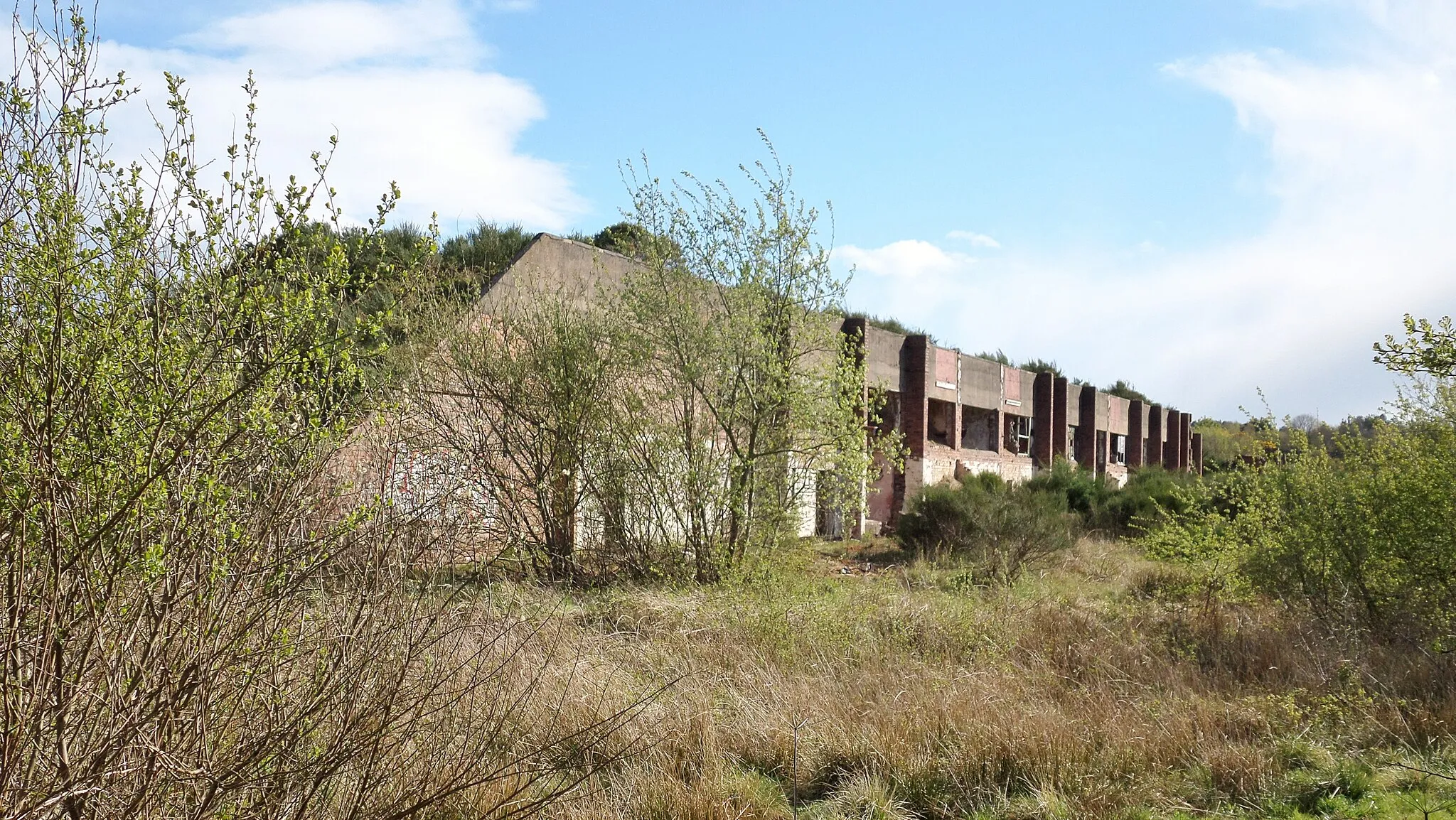 Photo showing: Cordite magazines, Misk Knowes, Nobel Explosives, Stevenston, Scotland.