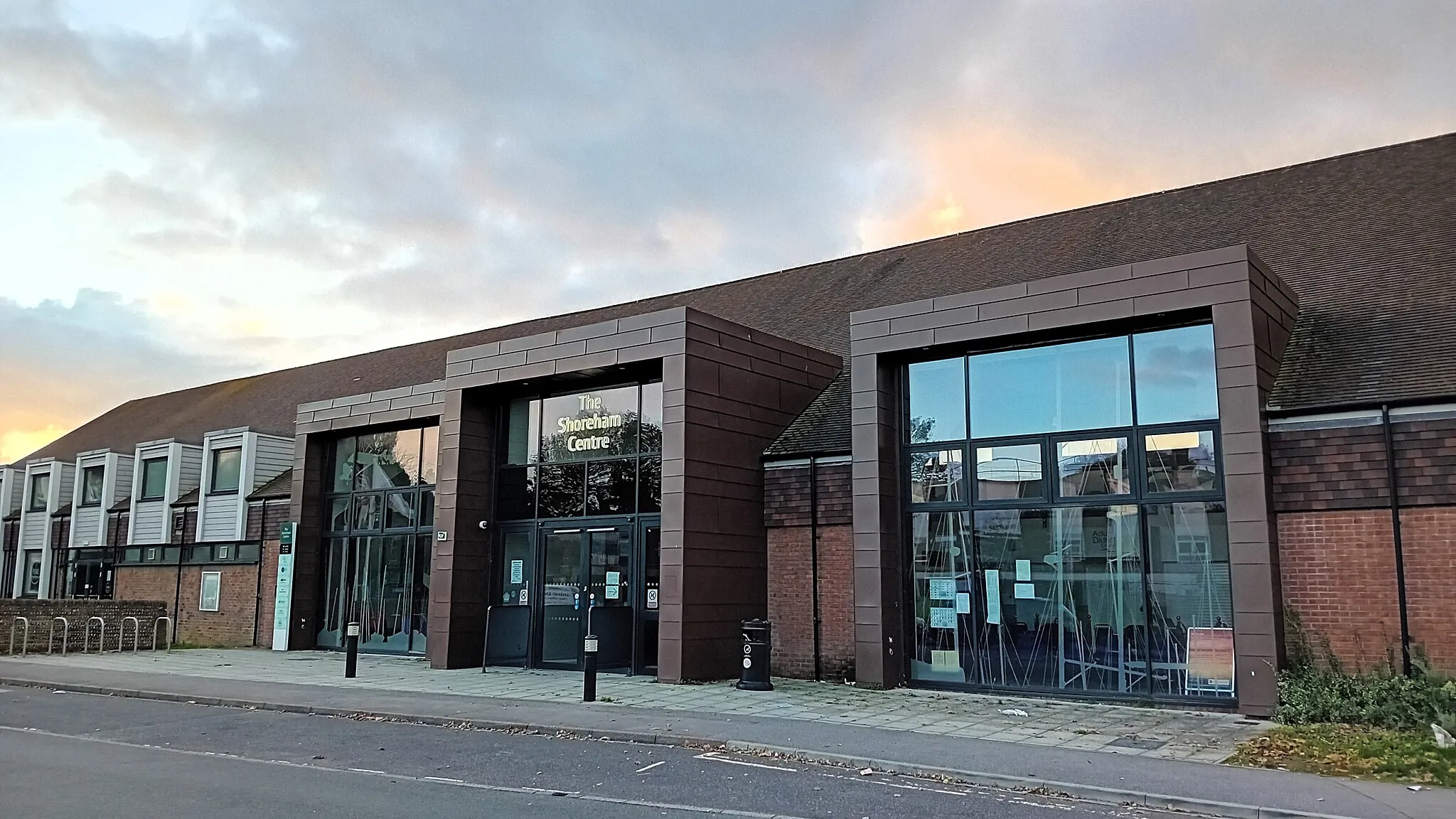 Photo showing: Community centre, extended 2015 to become headquarters of Adur District Council