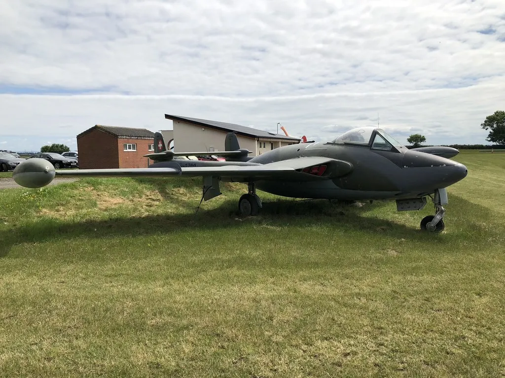 Photo showing: de Havilland Venom, Fishburn Aerodrome