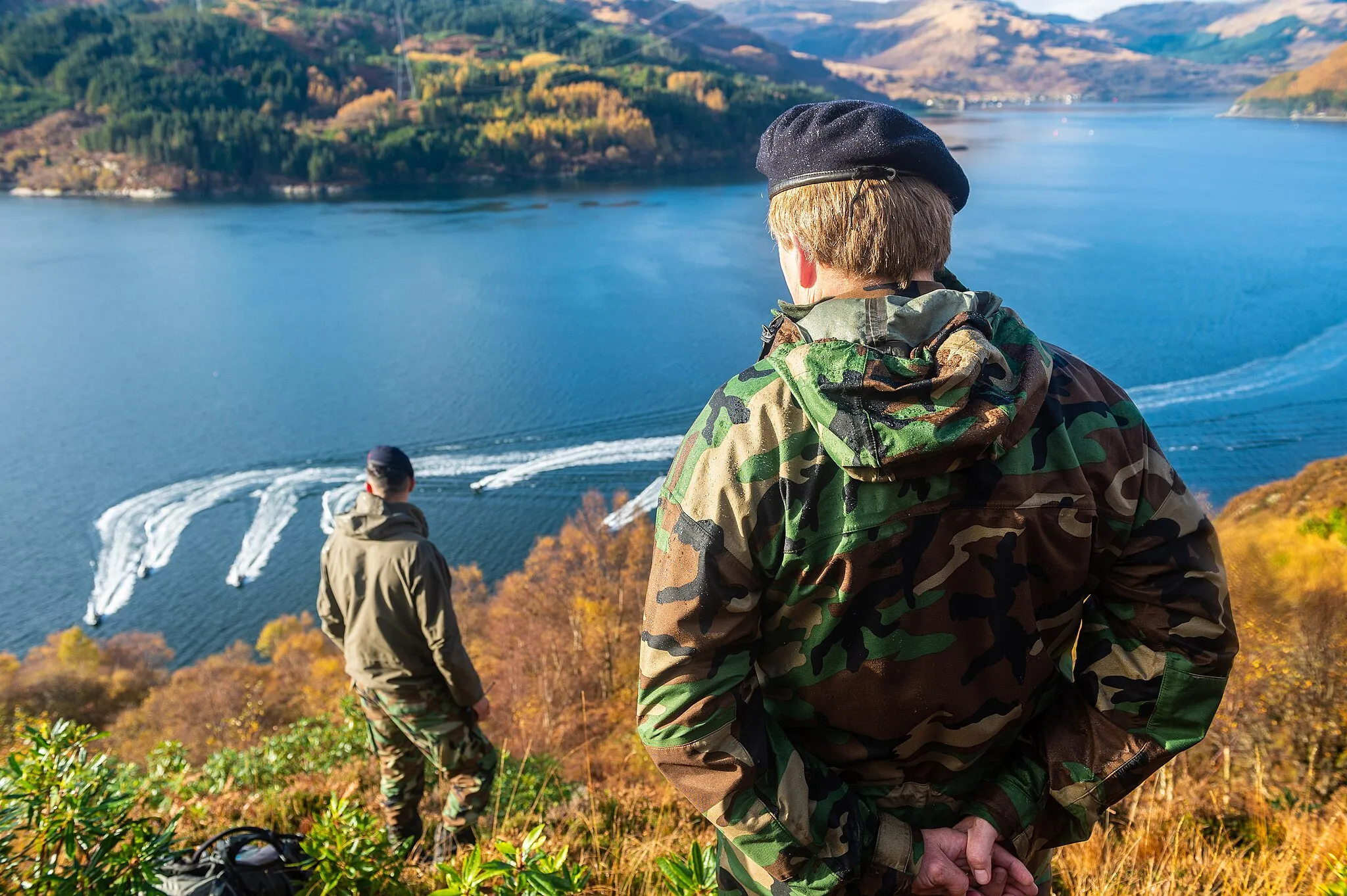 Photo showing: - Garelochhead / 01-11-2018 
- ZMK bezoekt Korps Mariniers tijdens de Bergtraining in Schotland