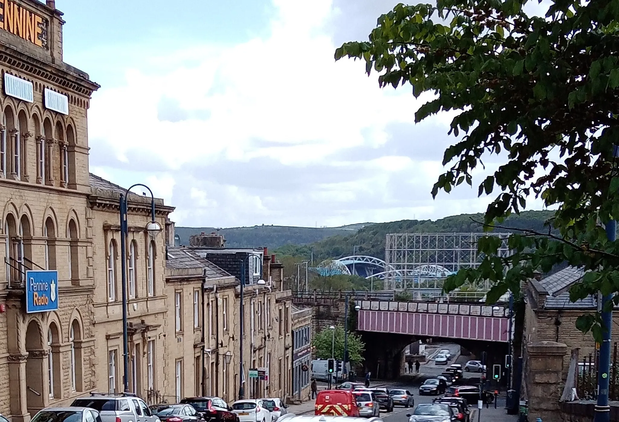 Photo showing: Huddersfield landmarks