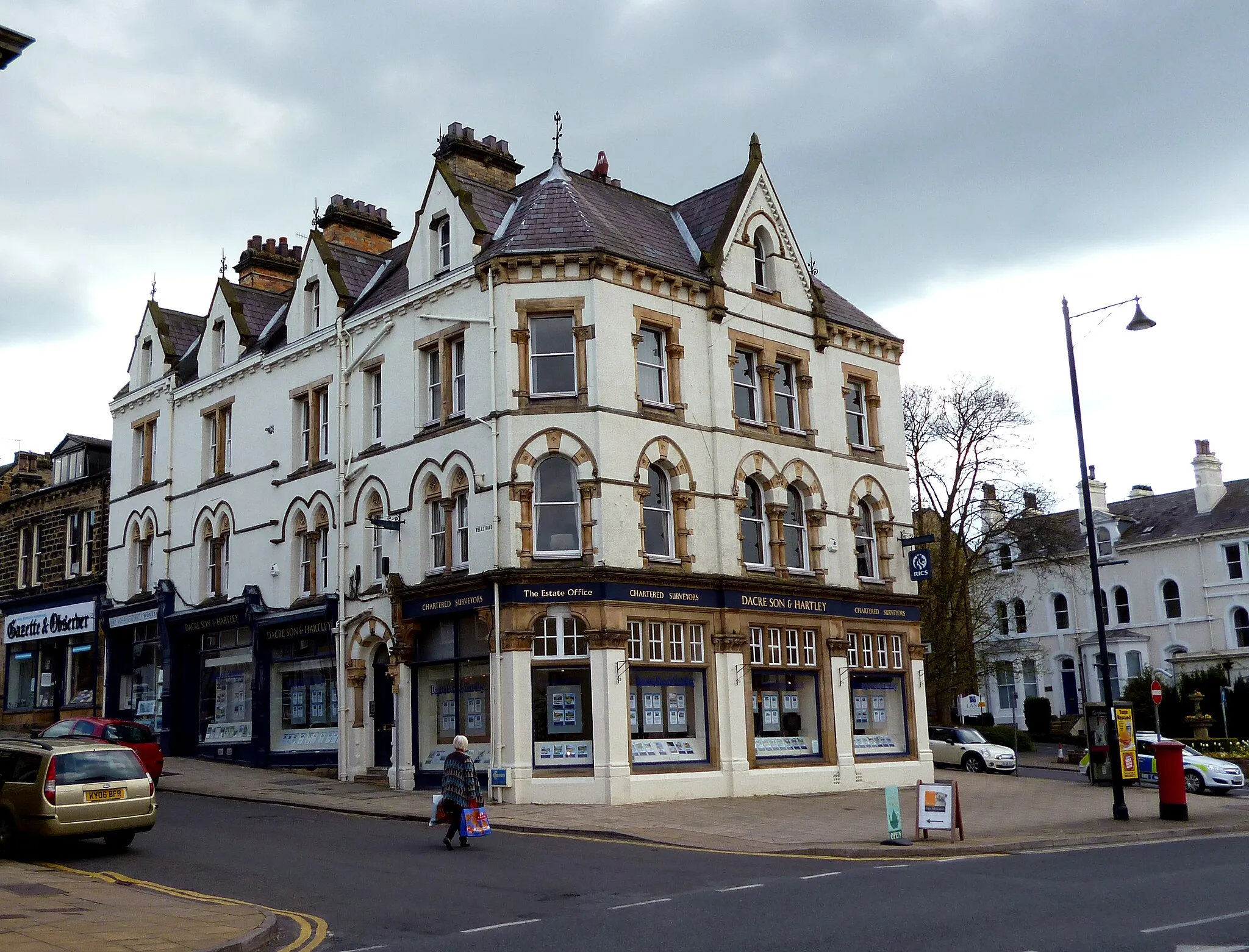 Photo showing: Ilkley, Yorkshire:  Dacre Son & Hartley's offices