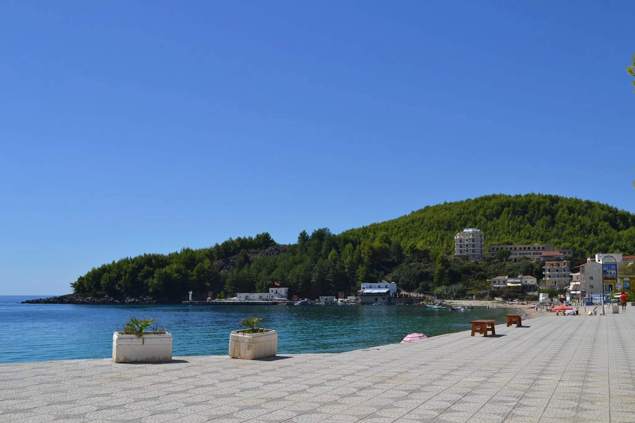 Photo showing: Himara/Albania Beach Promenade