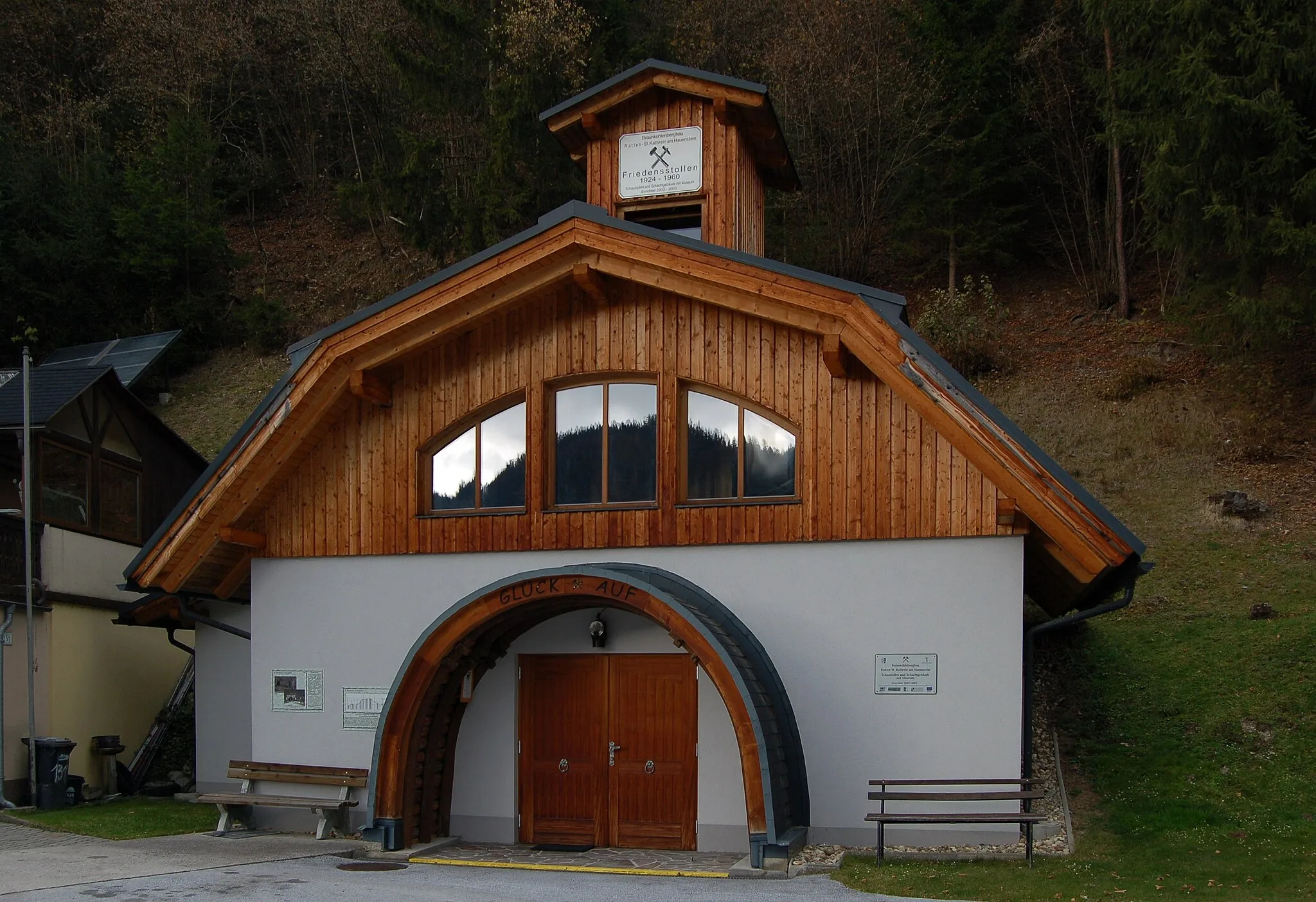 Photo showing: Former coal mine, now museum in Ratten, Styria, Austria.