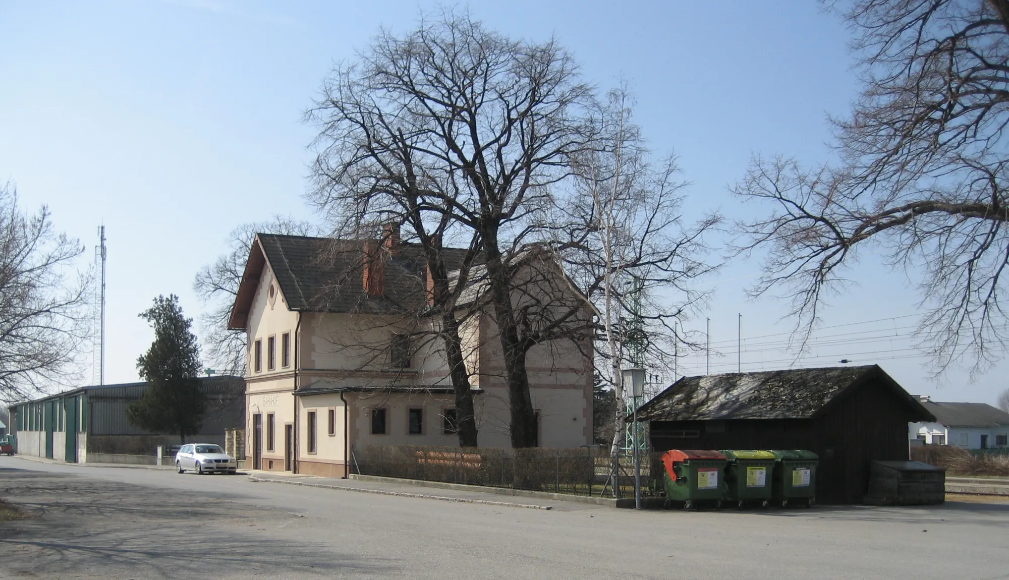 Photo showing: Train station Pamhagen in Burgenland