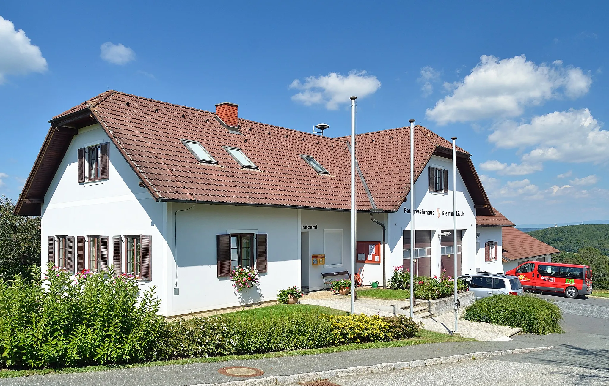 Photo showing: Municipal office and fire station Kleinmürbisch