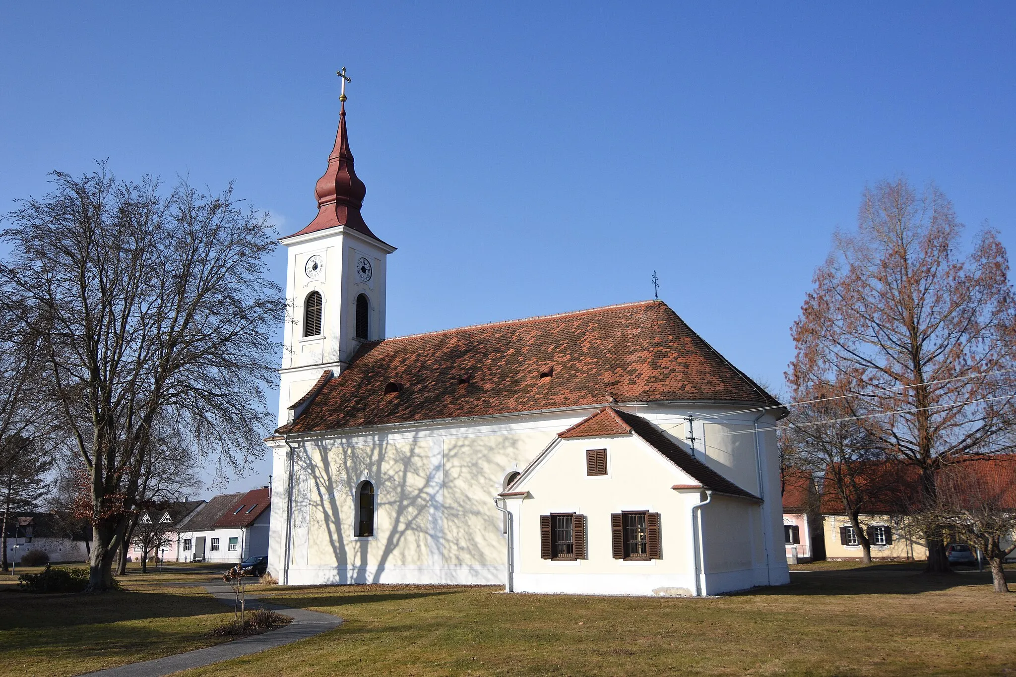 Photo showing: Church of the Visitation (Dobersdorf, Gemeinde Rudersdorf)